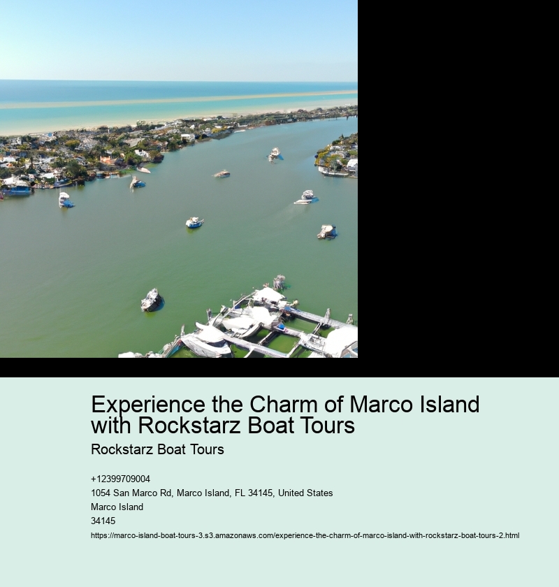 Experience the Charm of Marco Island with Rockstarz Boat Tours