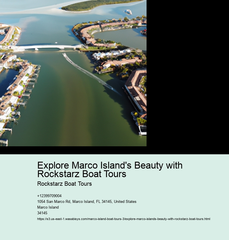 Explore Marco Island's Beauty with Rockstarz Boat Tours