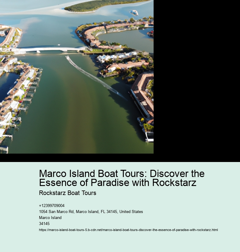 Marco Island Boat Tours: Discover the Essence of Paradise with Rockstarz