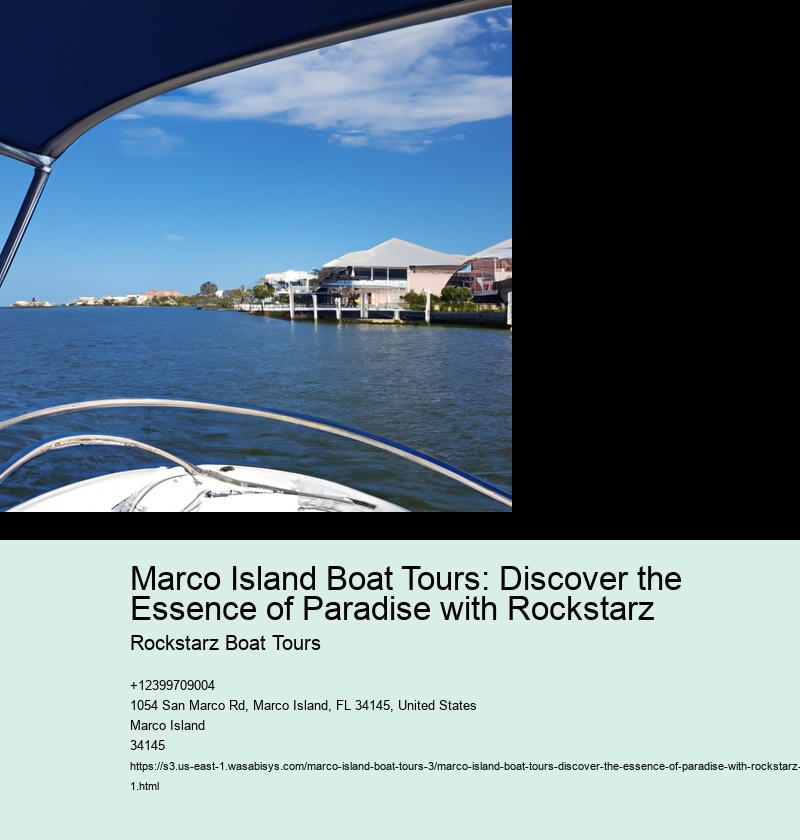Marco Island Boat Tours: Discover the Essence of Paradise with Rockstarz