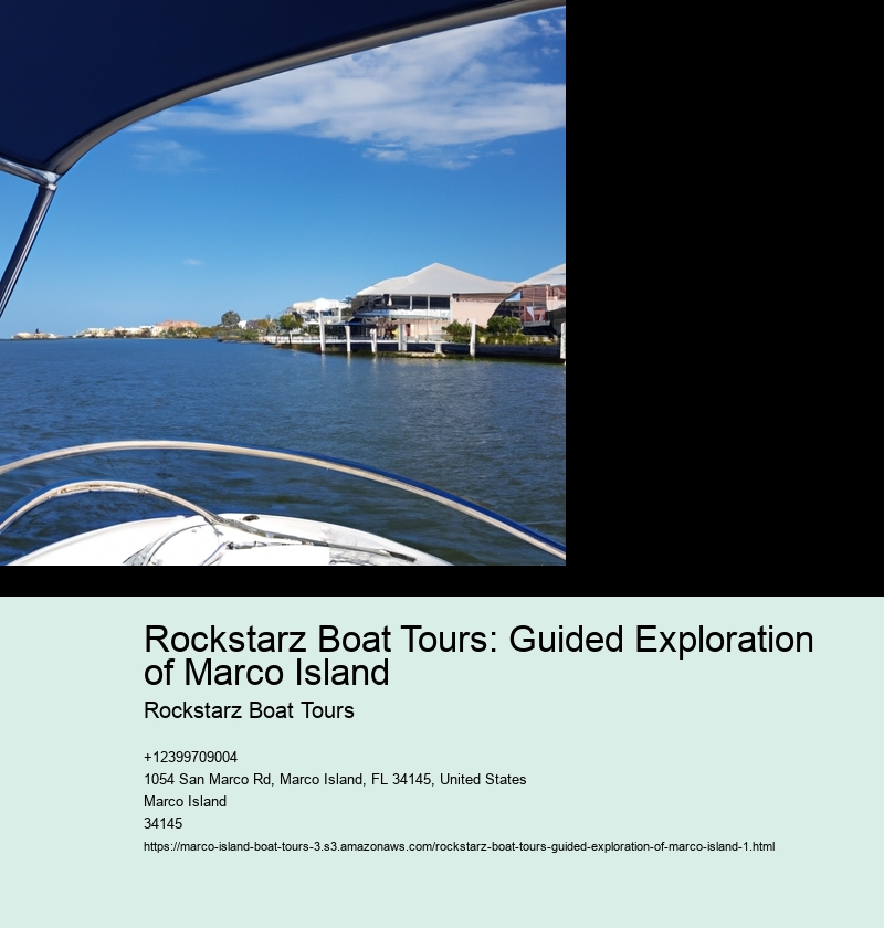 Rockstarz Boat Tours: Guided Exploration of Marco Island