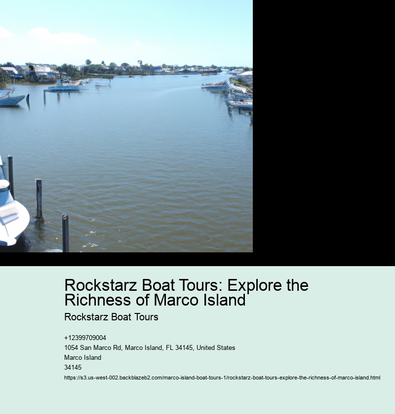 Rockstarz Boat Tours: Explore the Richness of Marco Island