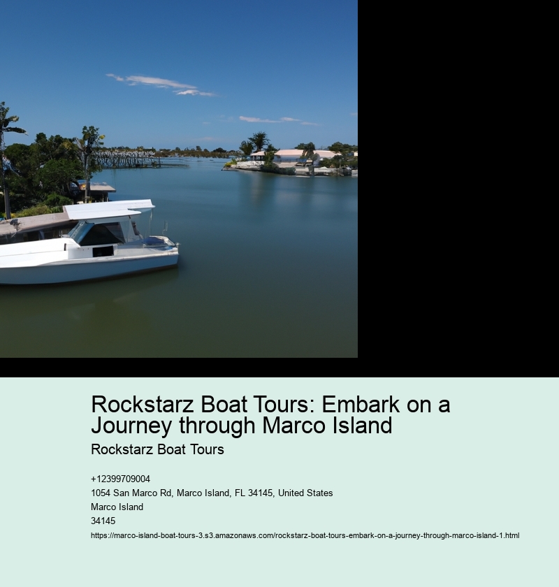 Rockstarz Boat Tours: Embark on a Journey through Marco Island