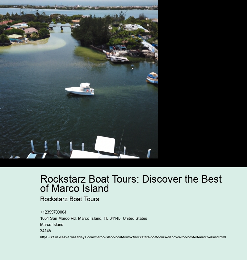 Rockstarz Boat Tours: Discover the Best of Marco Island
