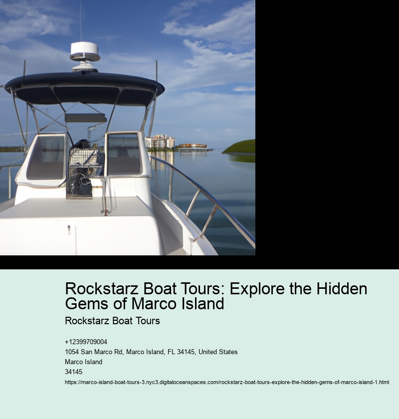 Rockstarz Boat Tours: Explore the Hidden Gems of Marco Island