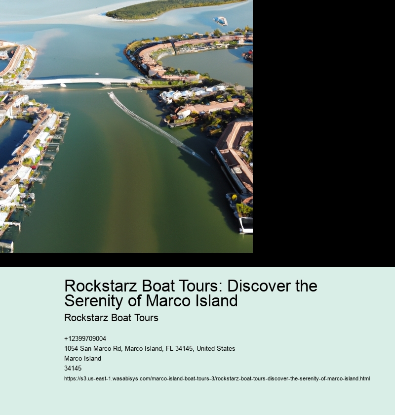 Rockstarz Boat Tours: Discover the Serenity of Marco Island