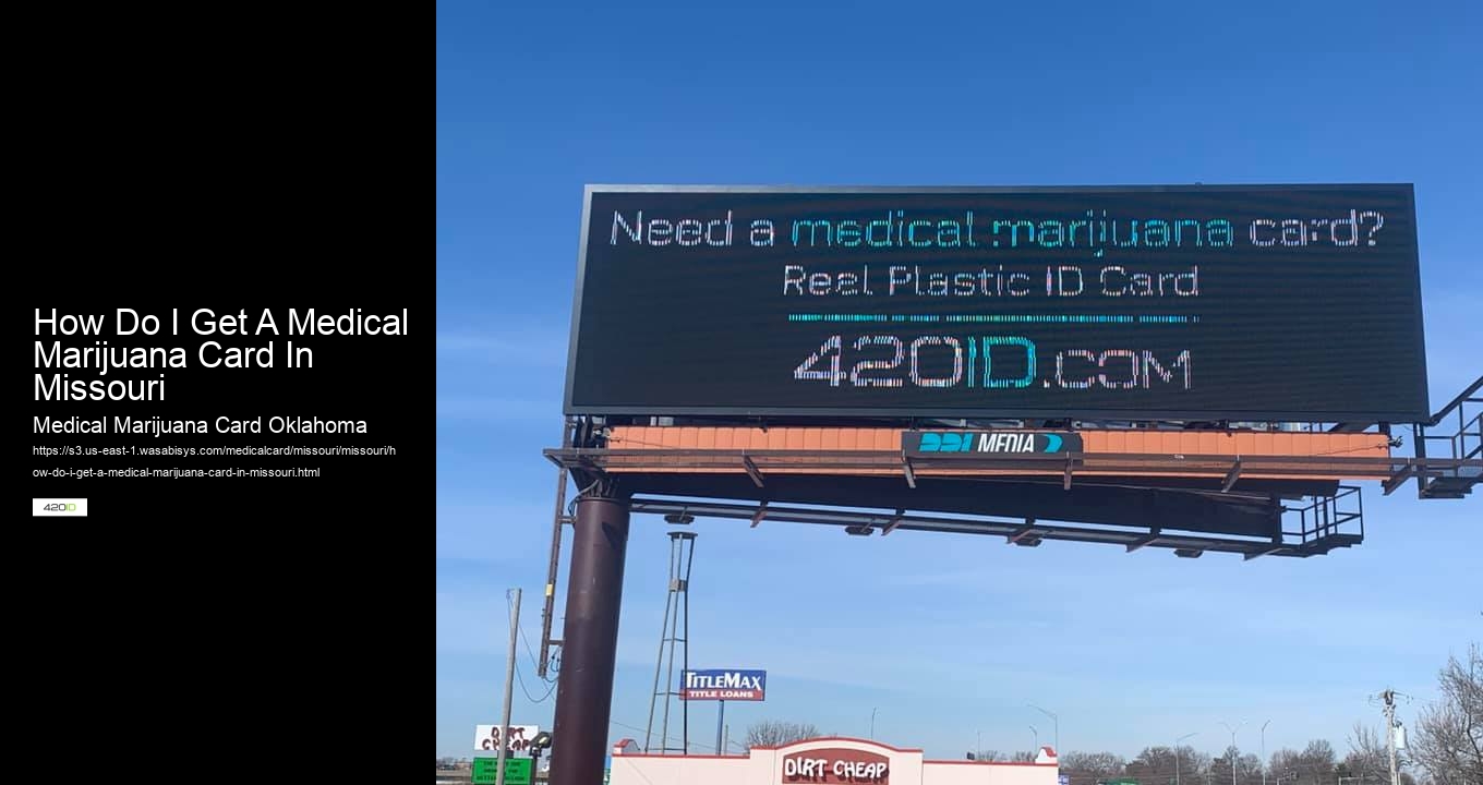 How Do I Get A Medical Marijuana Card In Missouri