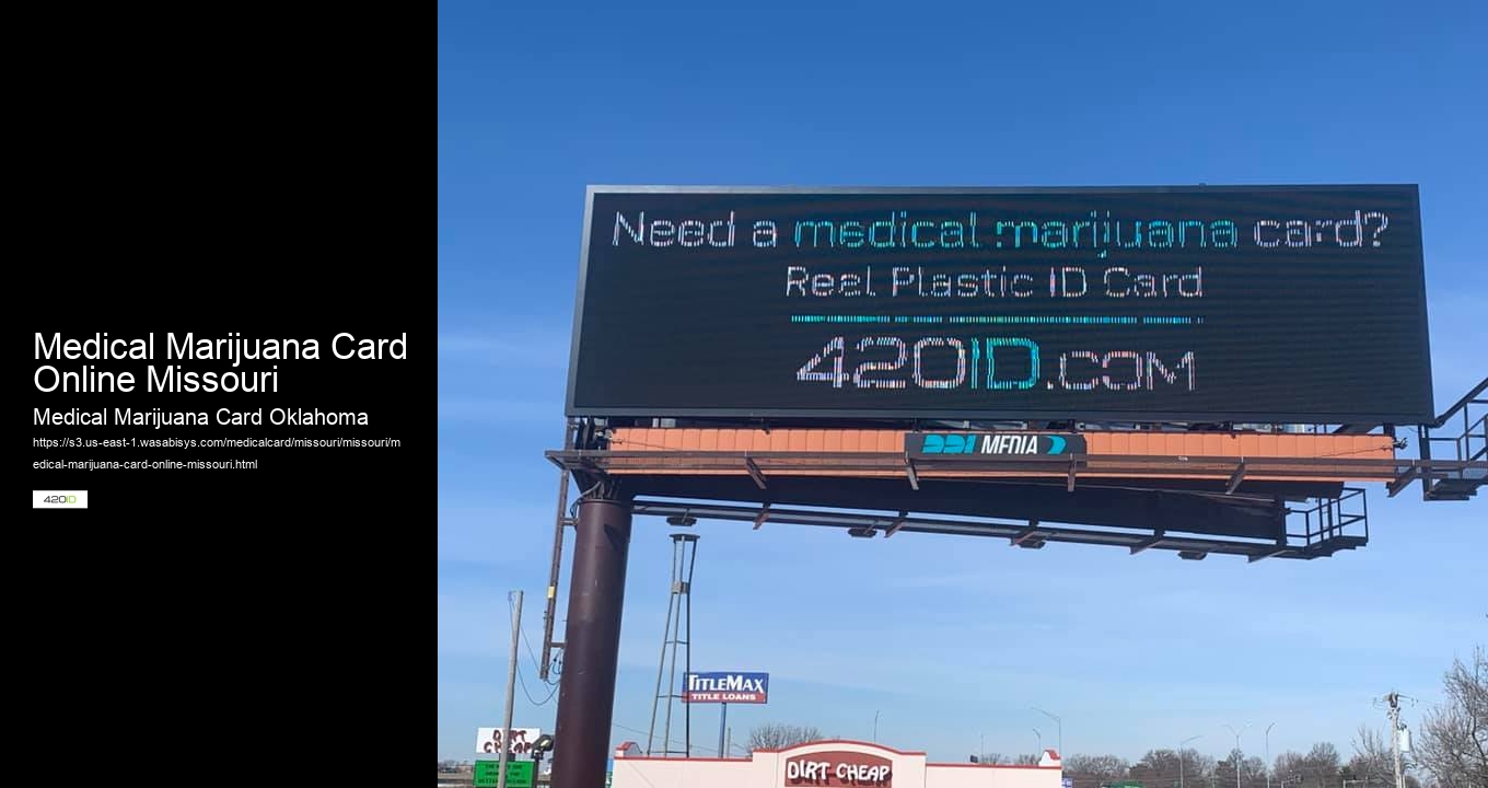 Medical Marijuana Card Online Missouri