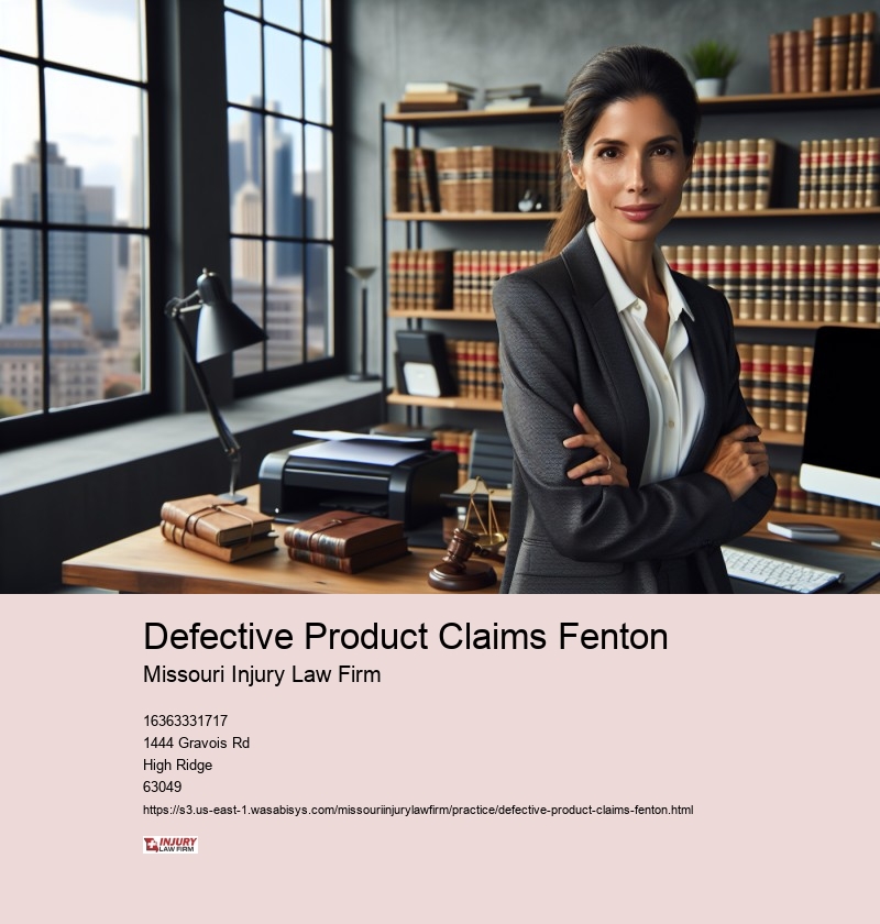 Defective Product Claims Fenton