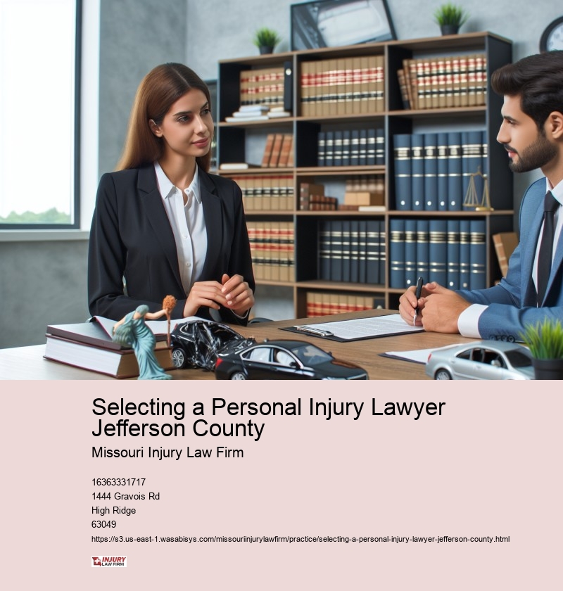 Selecting a Personal Injury Lawyer Jefferson County