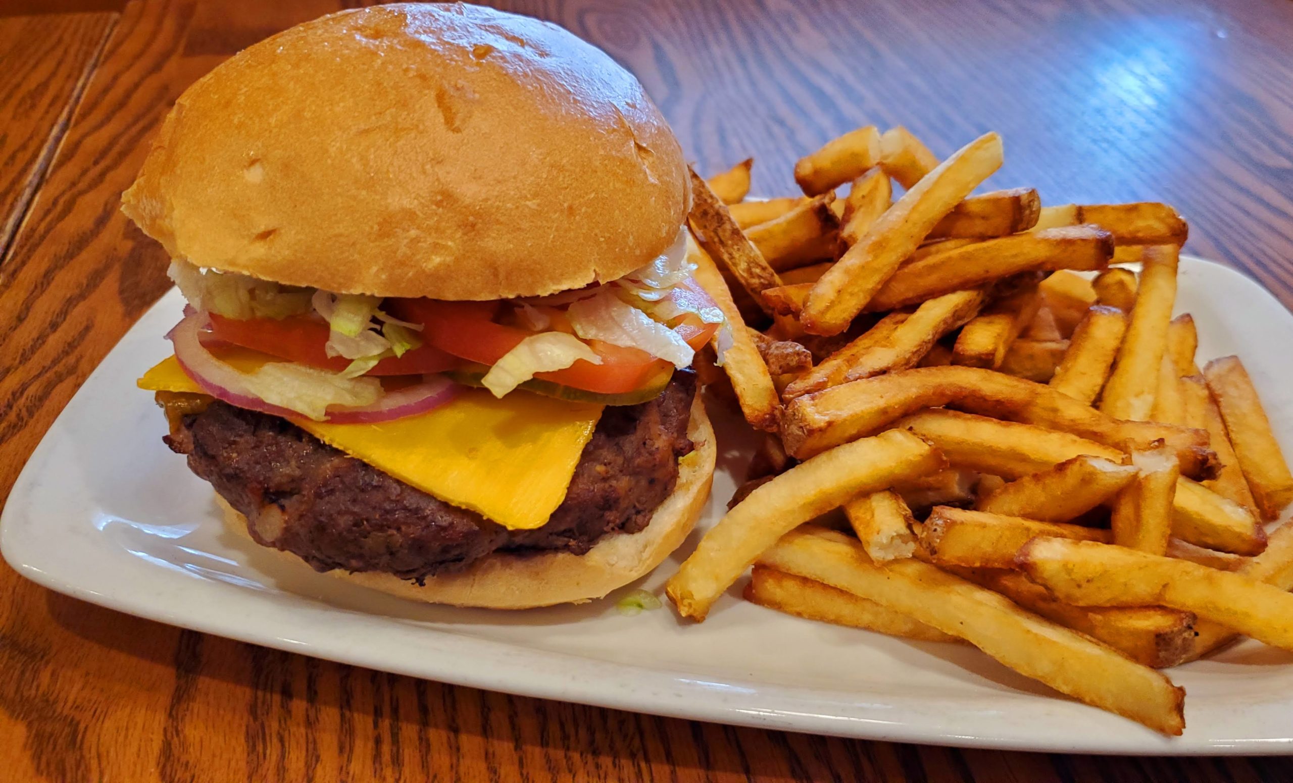 Burger Cheddar Morty s Pub