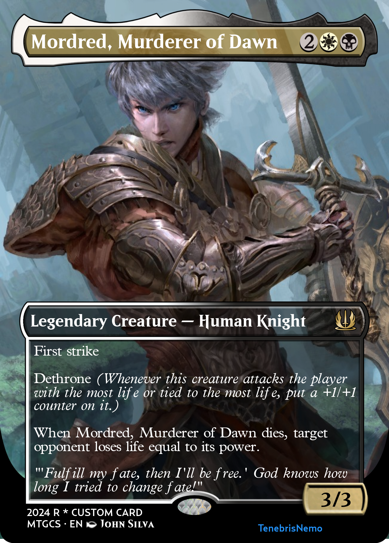 Mordred, Murderer of Dawn