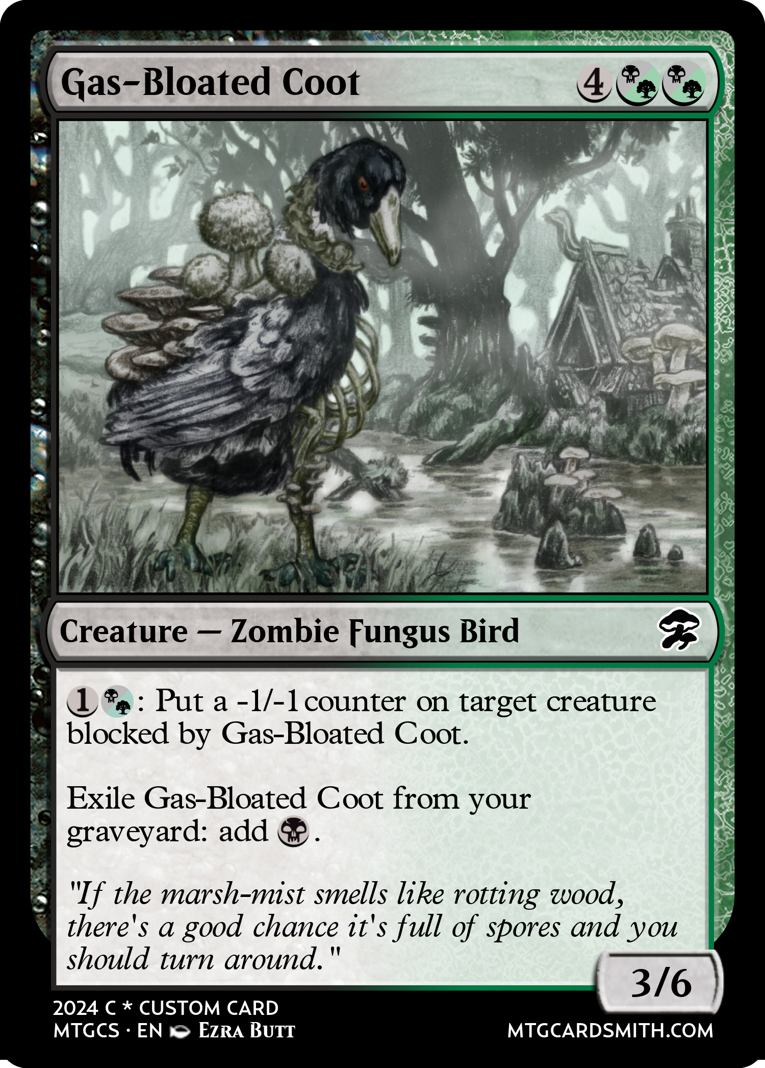 Gas-Bloated Coot