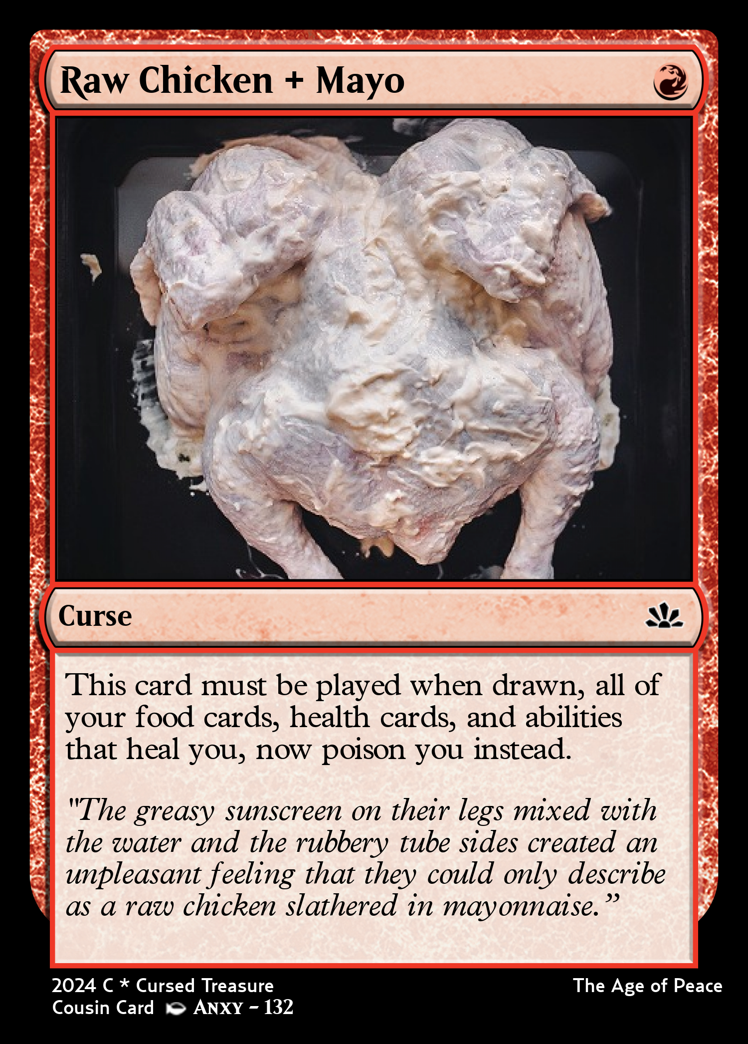 Raw Chicken + Mayo