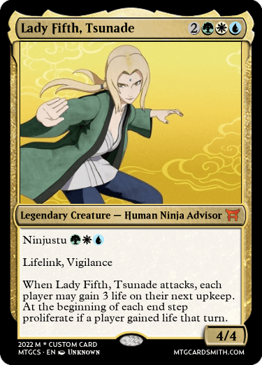 Lady Fifth, Tsunade by JakeTheJotard | MTG Cardsmith