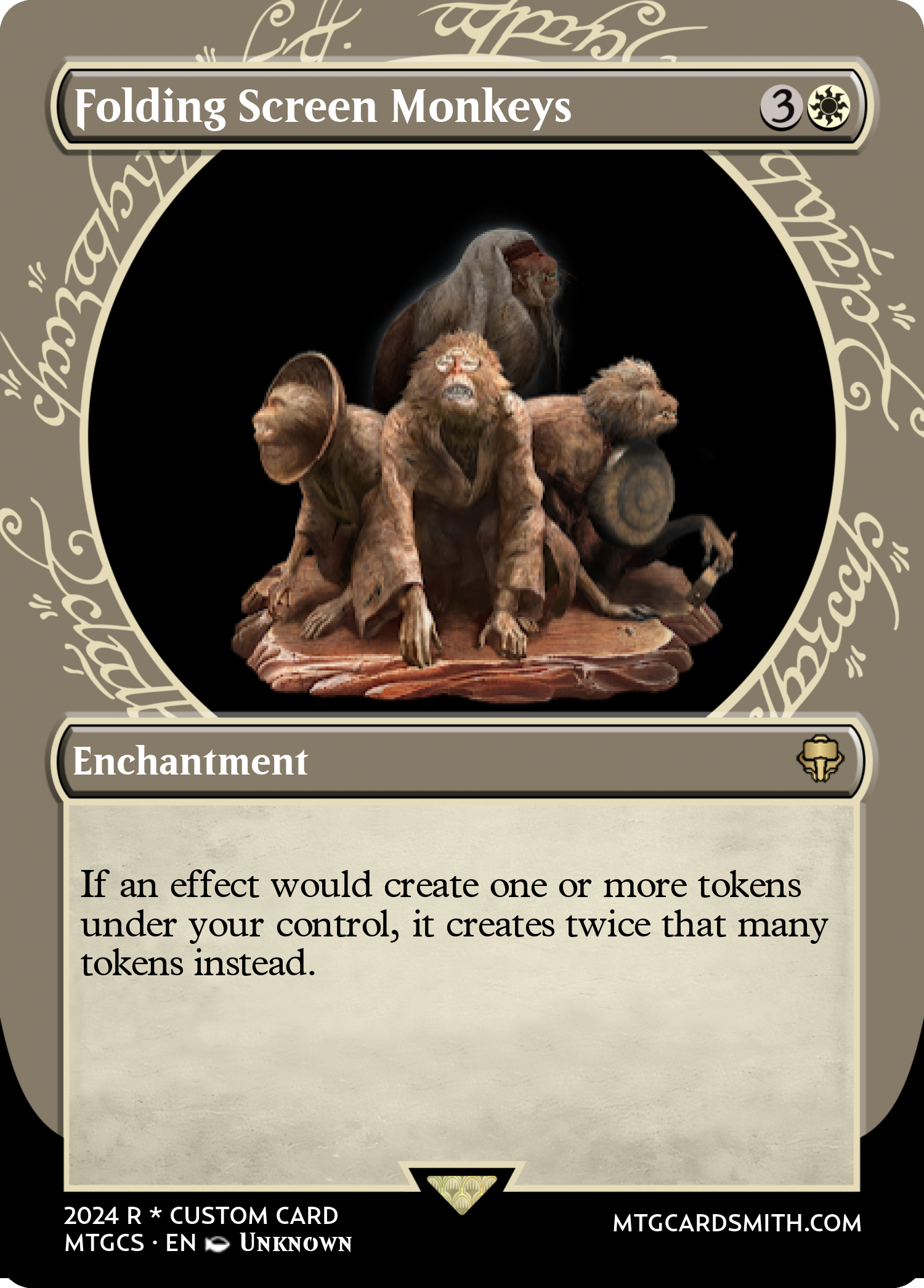 Folding Screen Monkeys