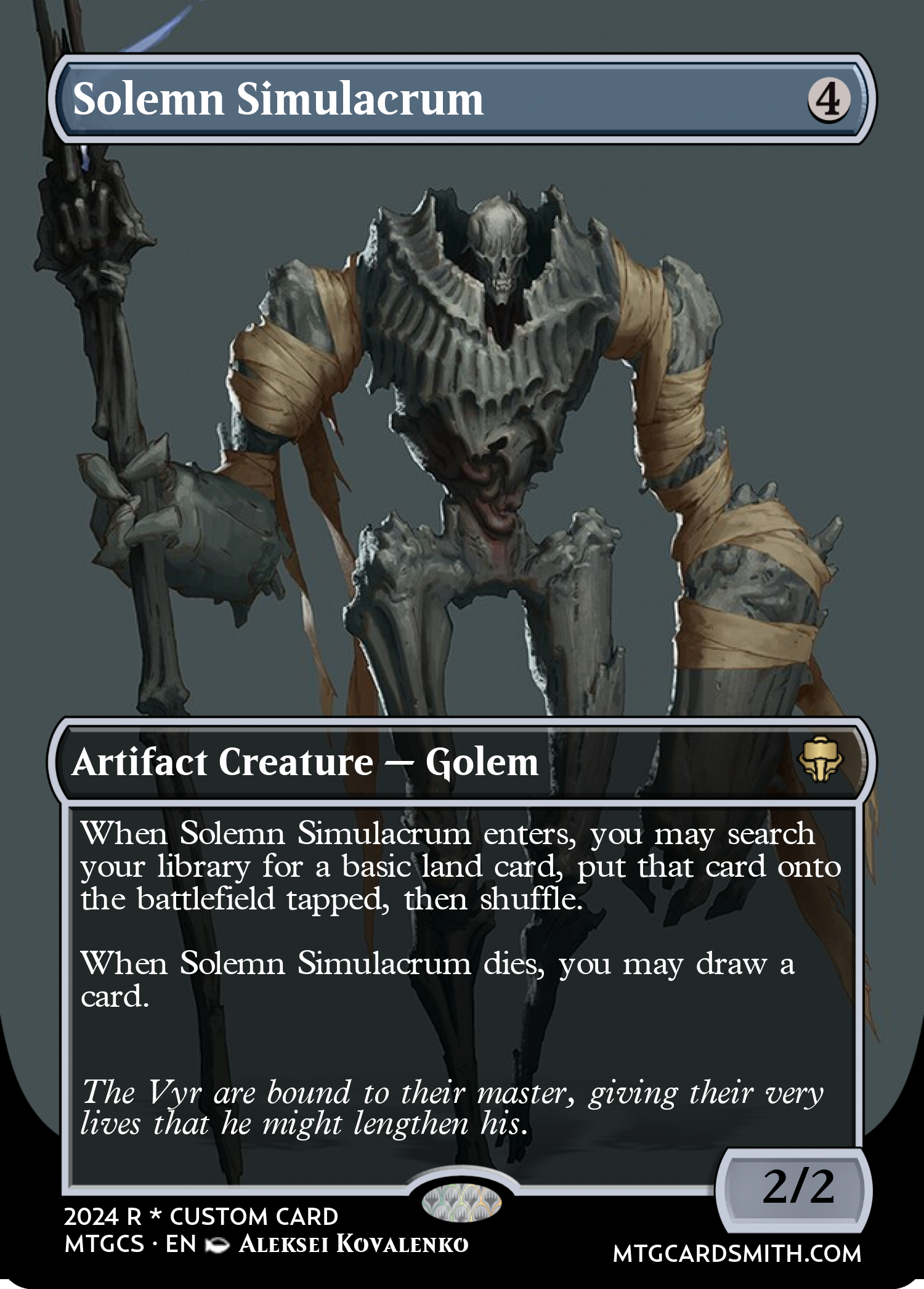 Solemn Simulacrum