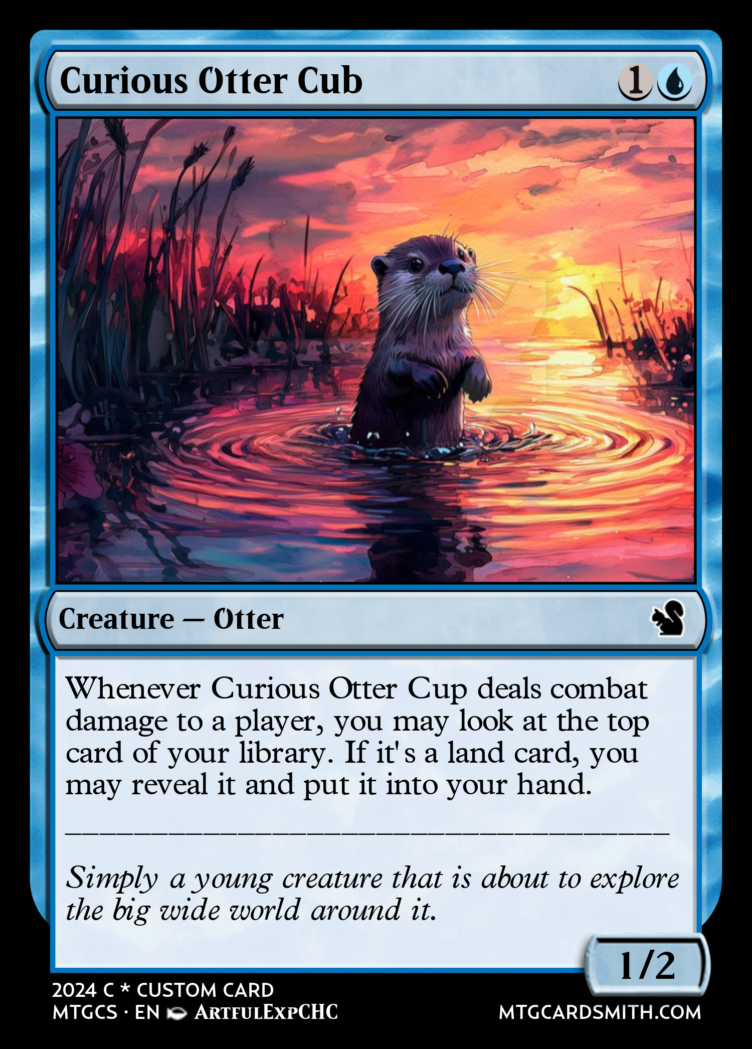 Curious Otter Cub