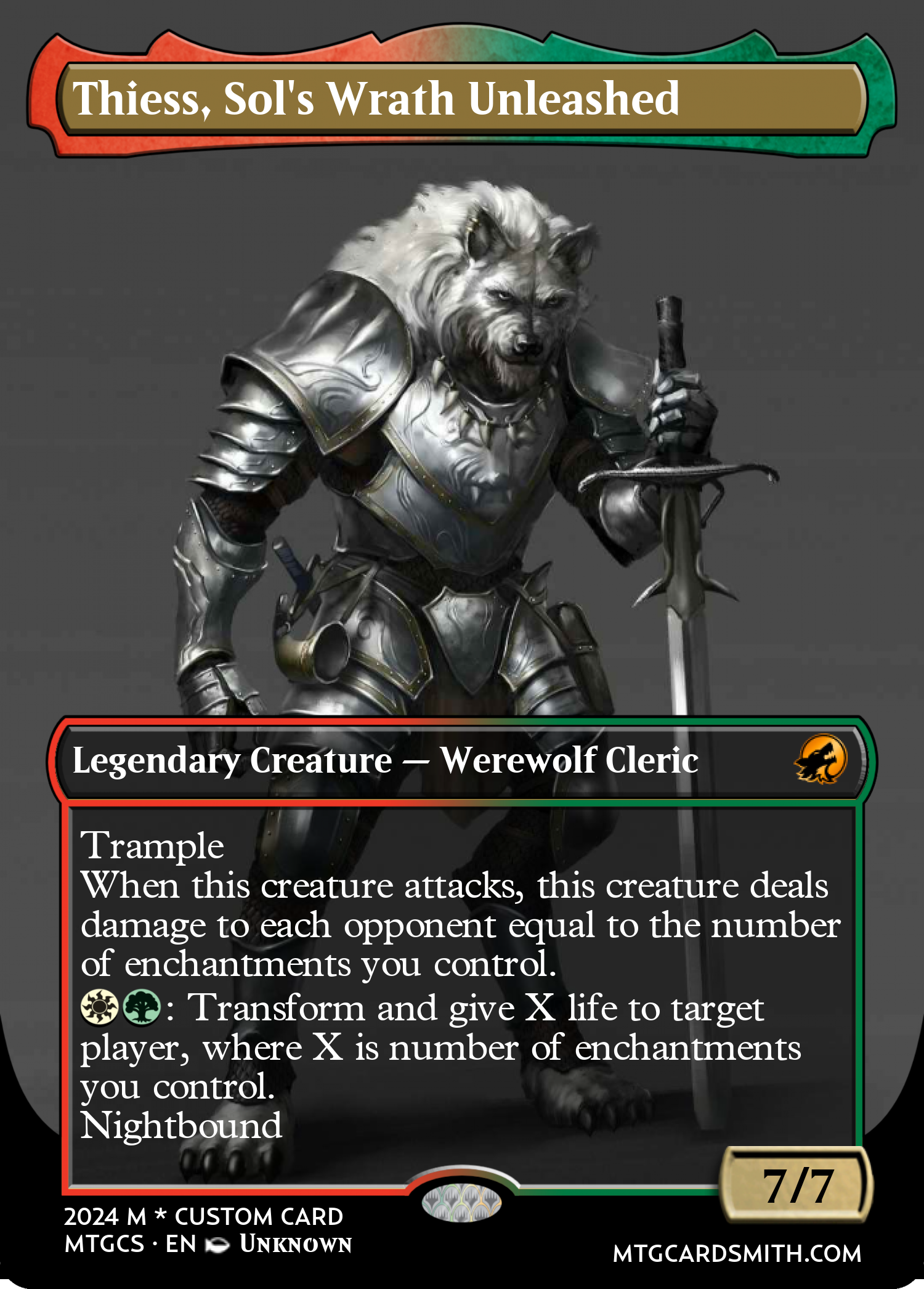 Thiess, Sol's Wrath Unleashed
