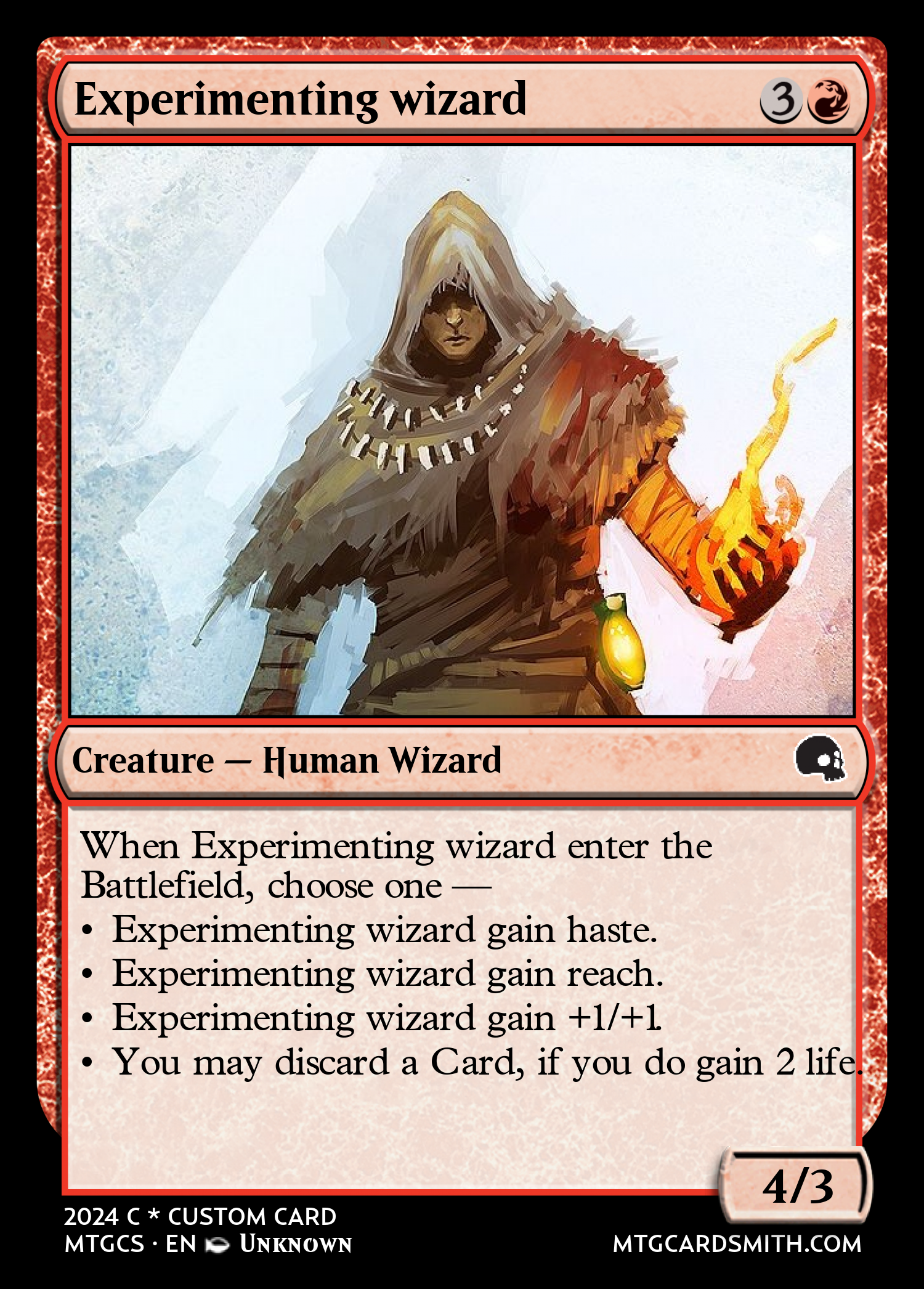 Experimenting wizard