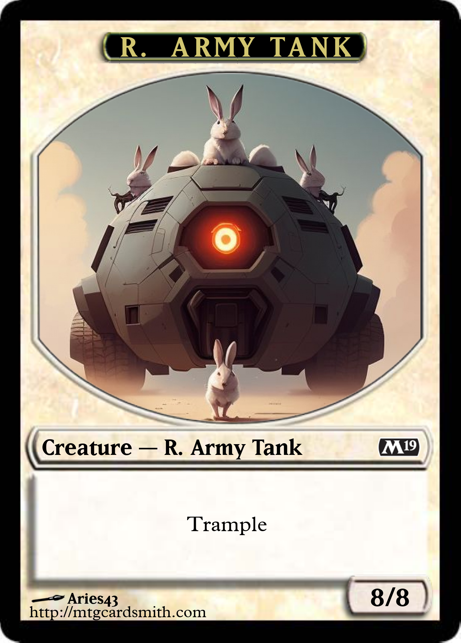 R. Army Tank