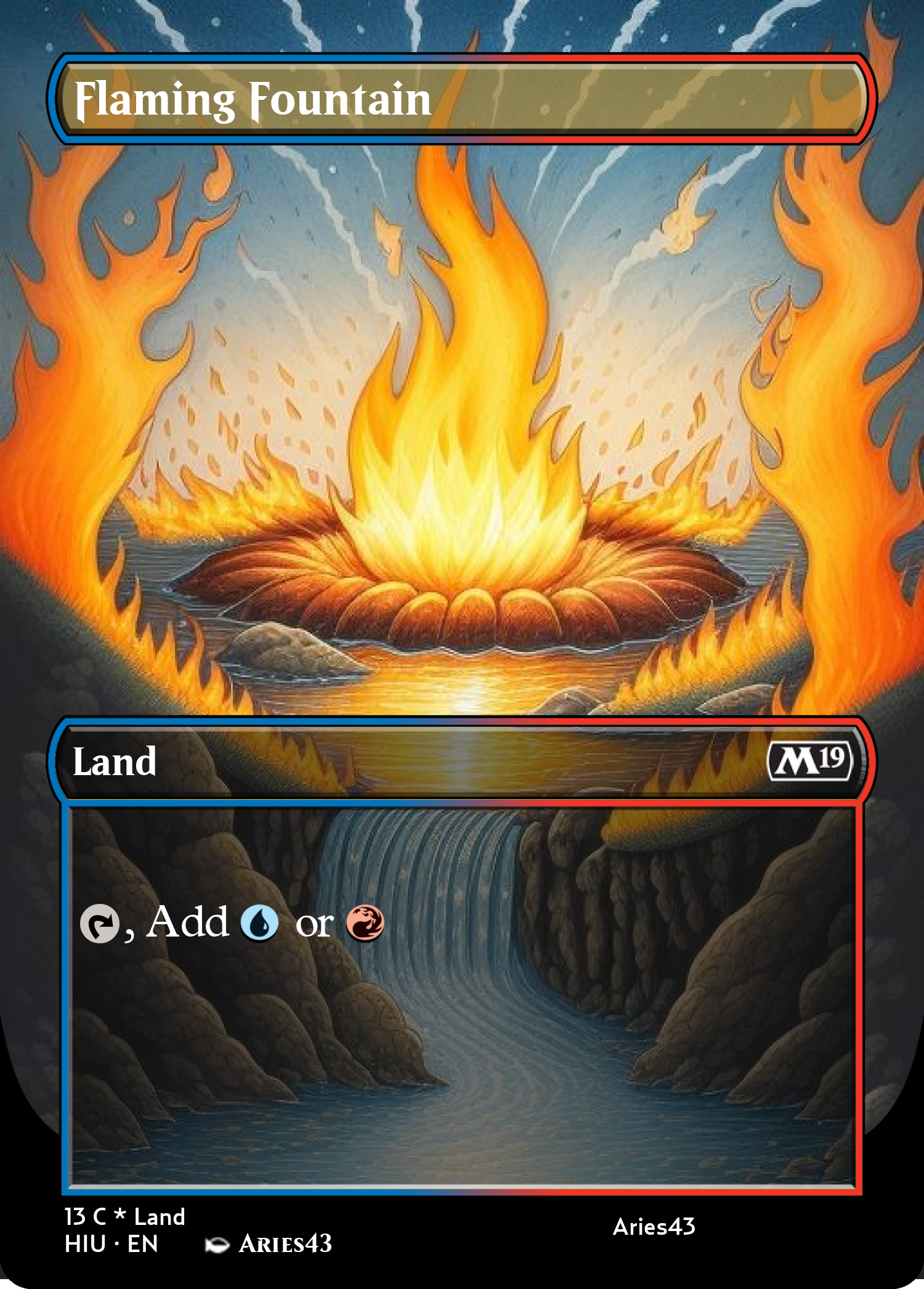 Flaming Fountain