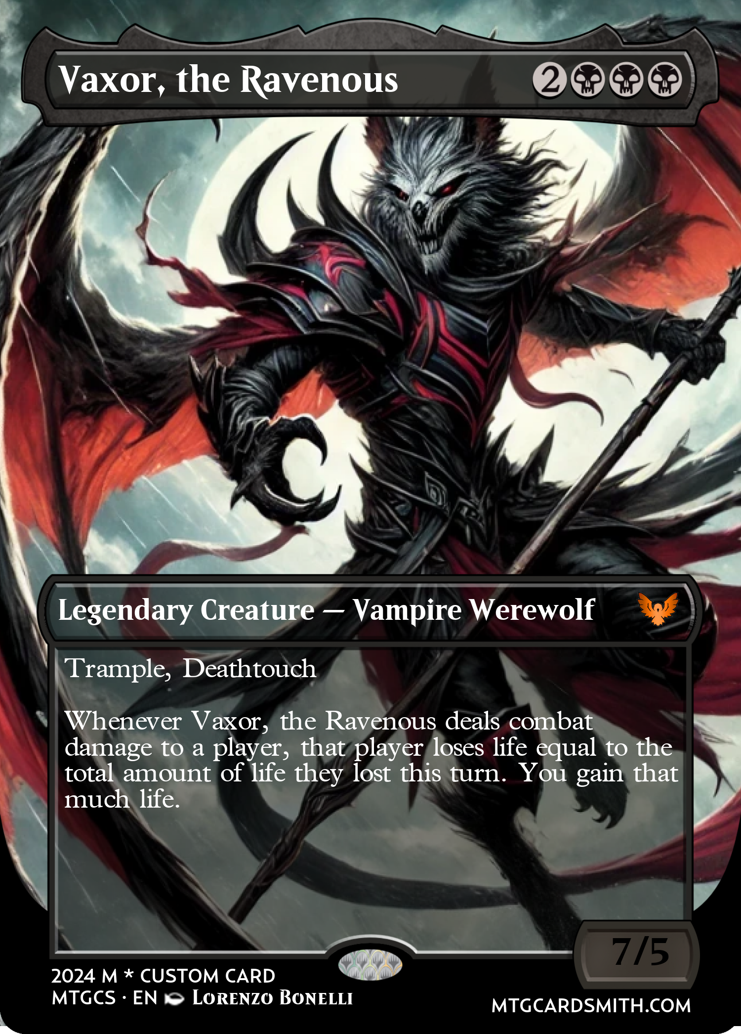 Vaxor, the Ravenous