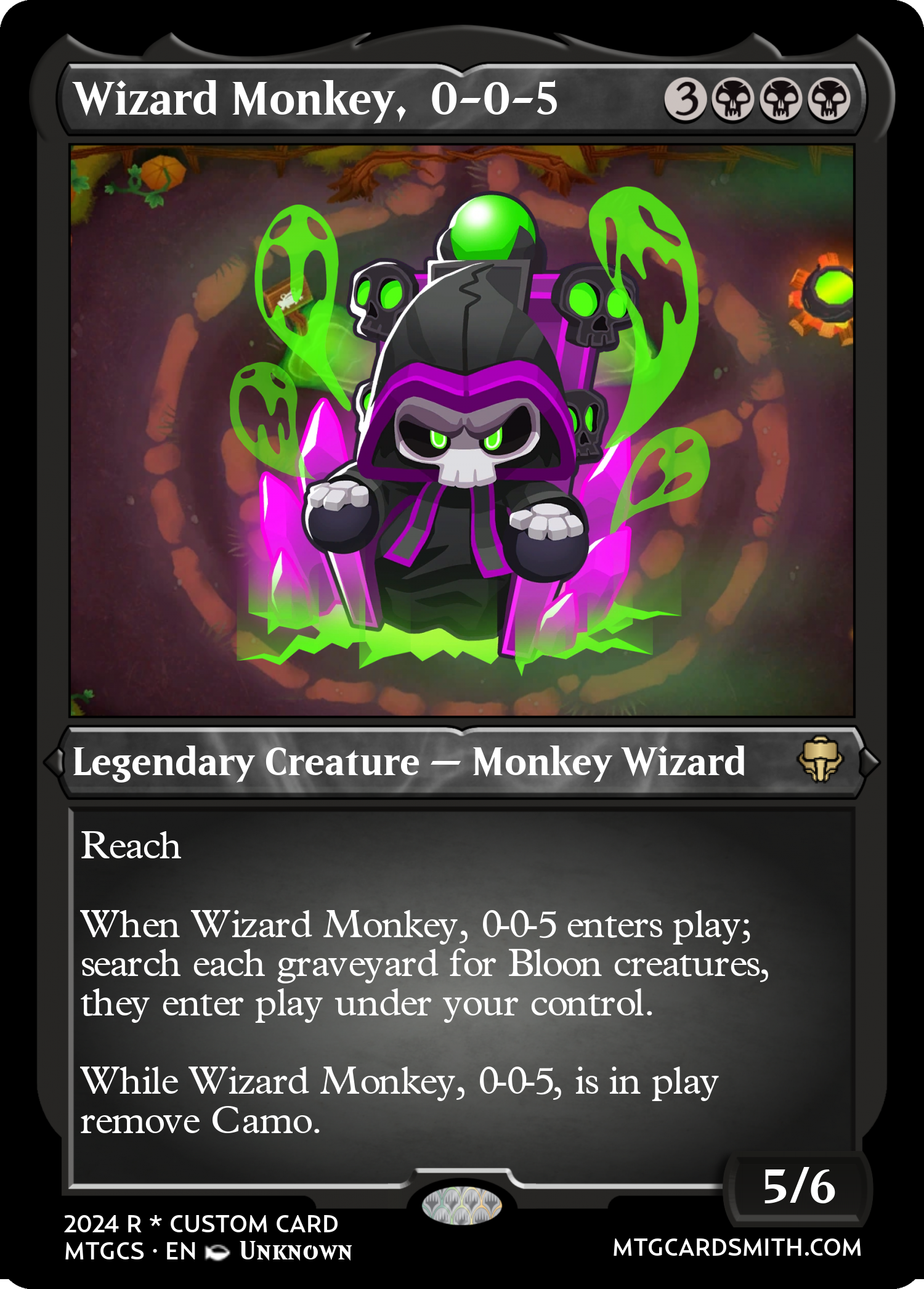 Wizard Monkey,  0-0-5