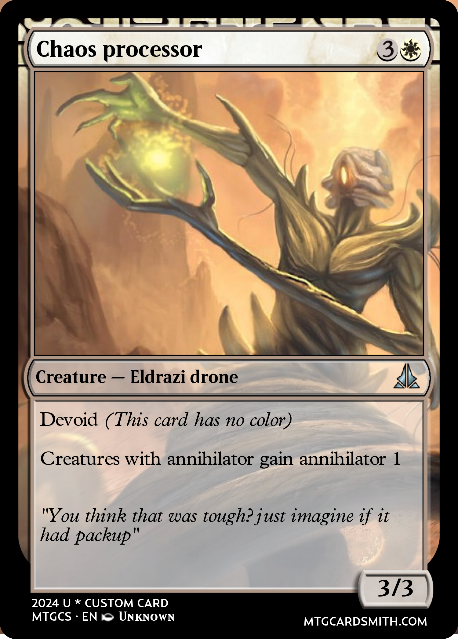 Chaos processor