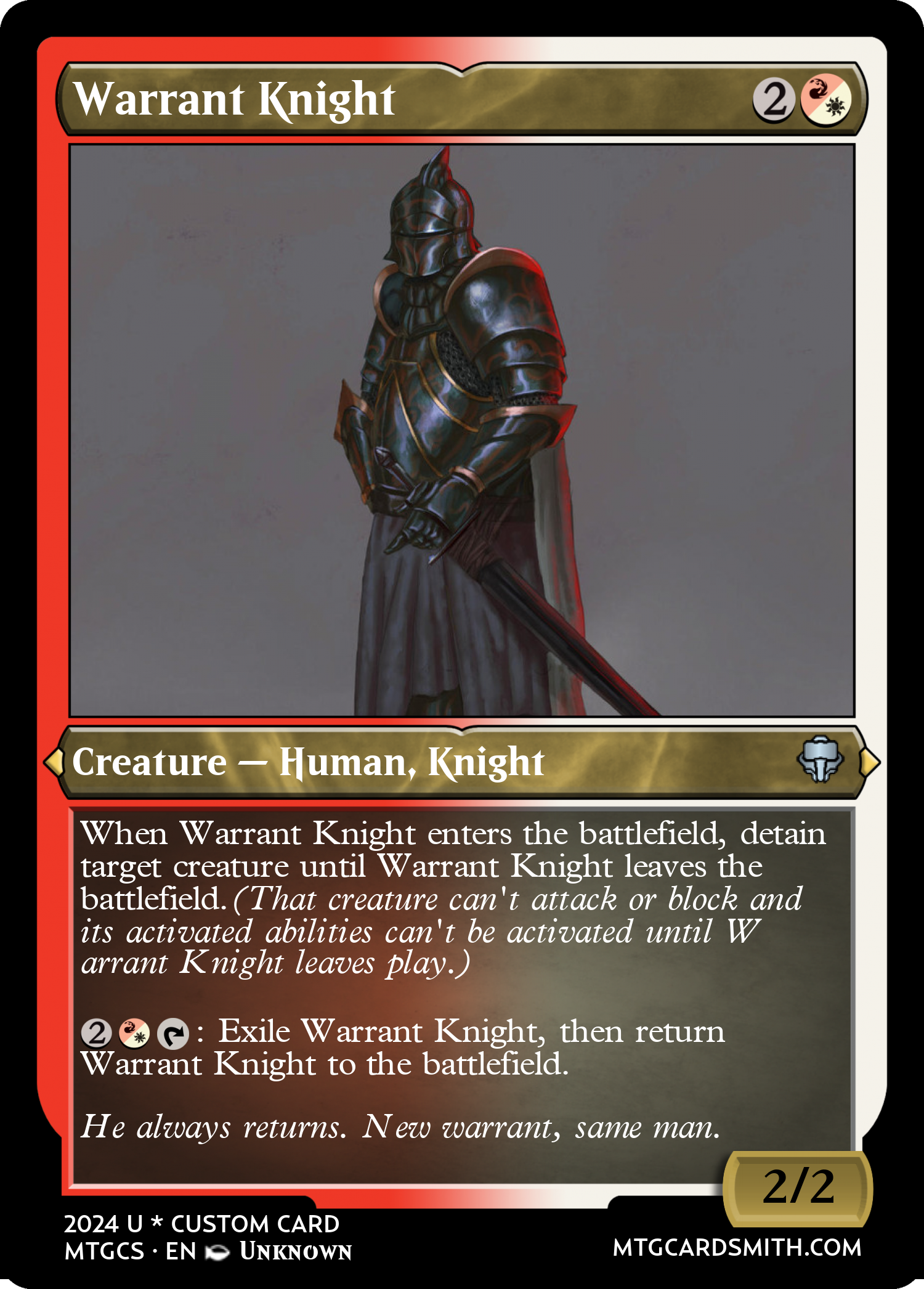 Warrant Knight