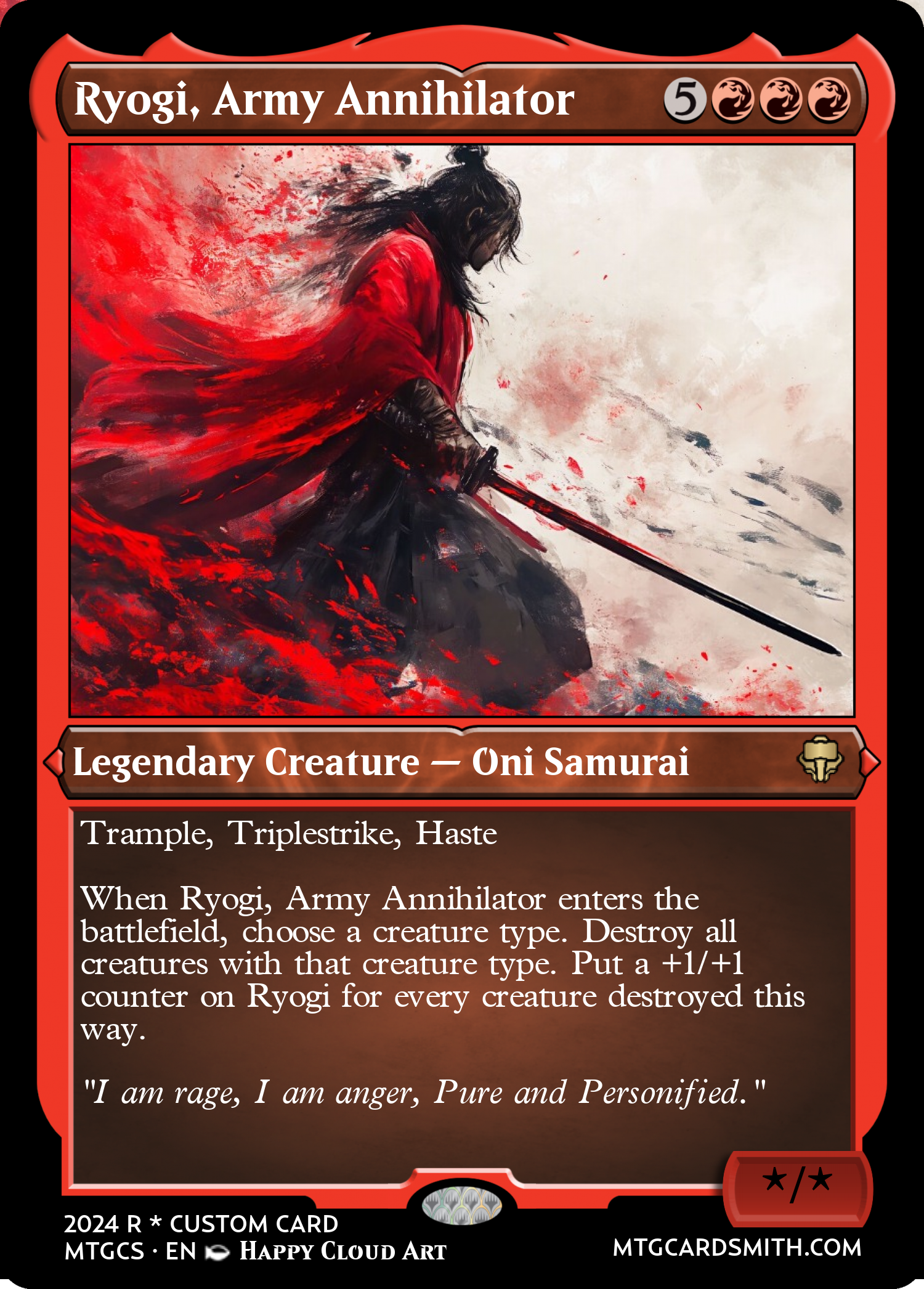 Ryogi, Army Annihilator