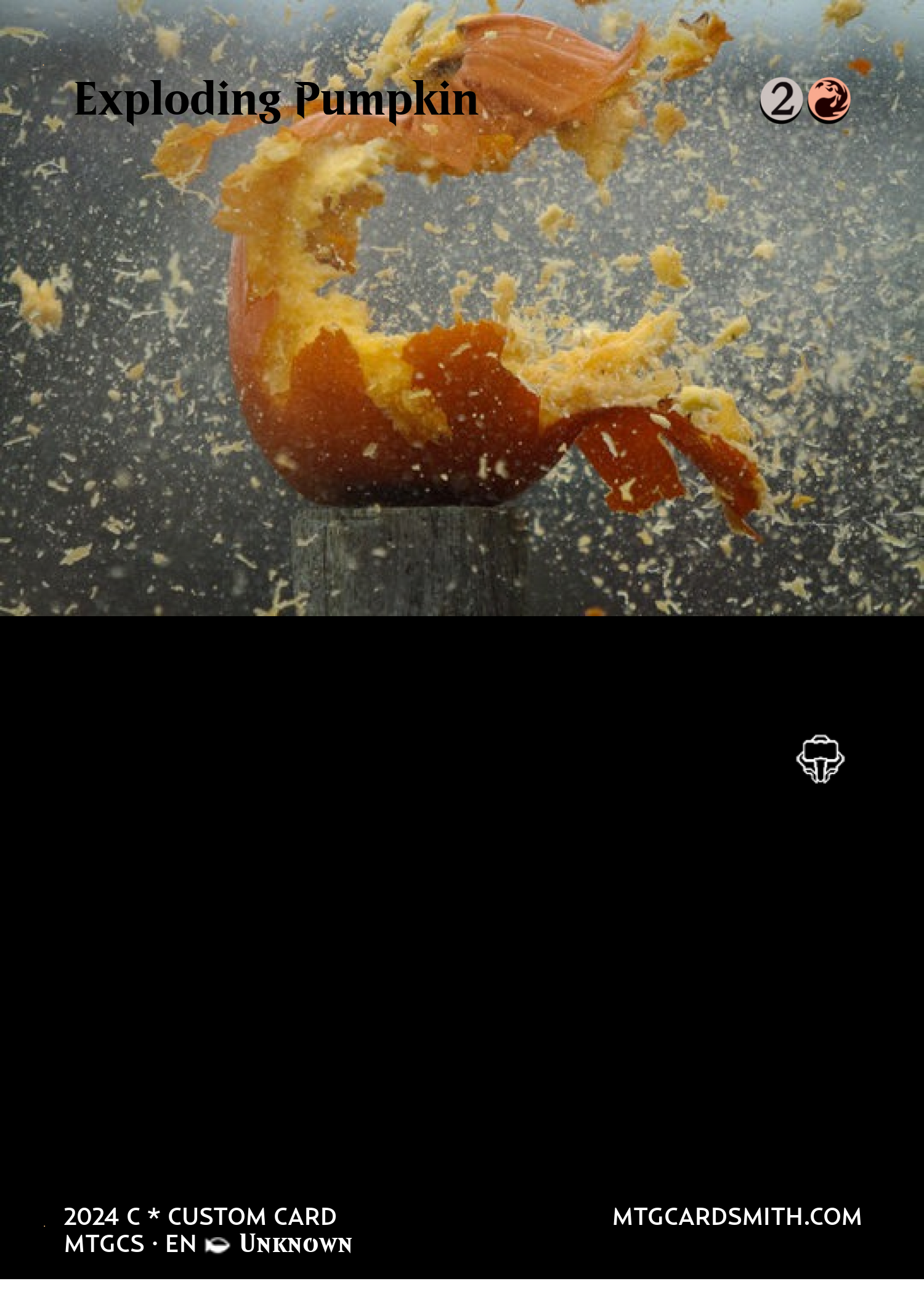 Exploding Pumpkin