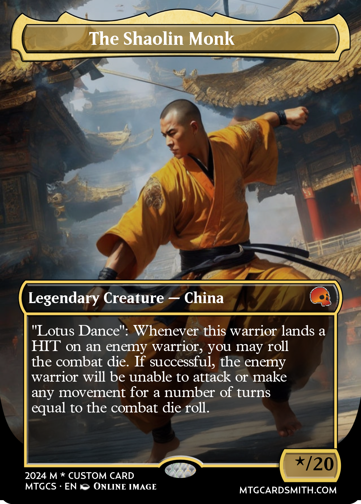               The Shaolin Monk