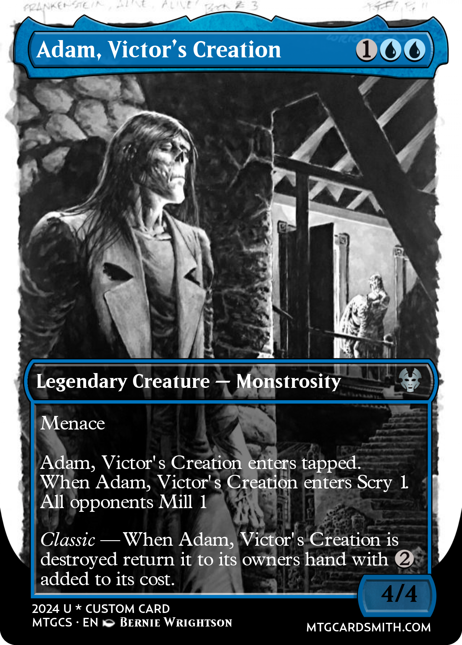 Adam, Victor’s Creation