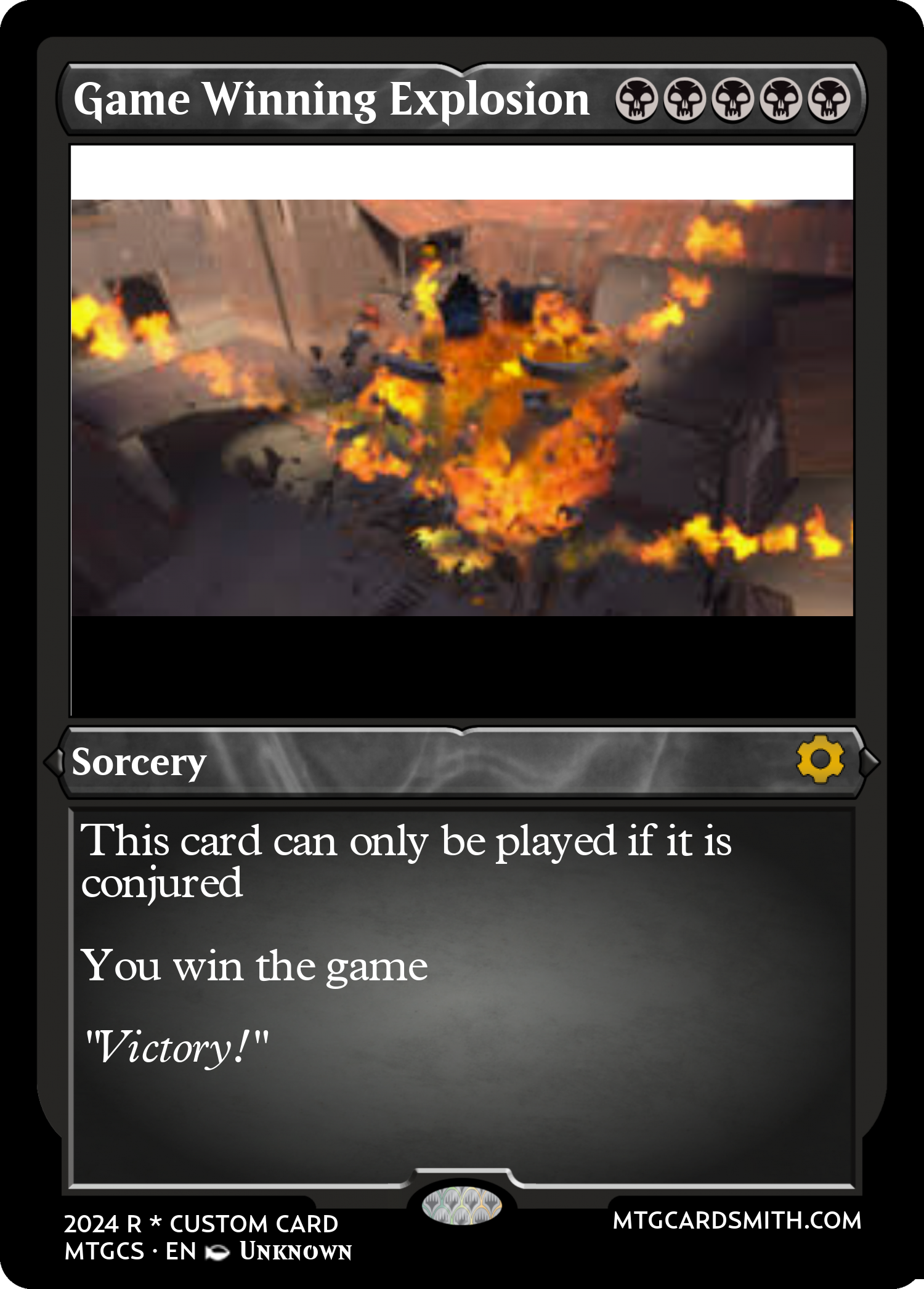 Game Winning Explosion