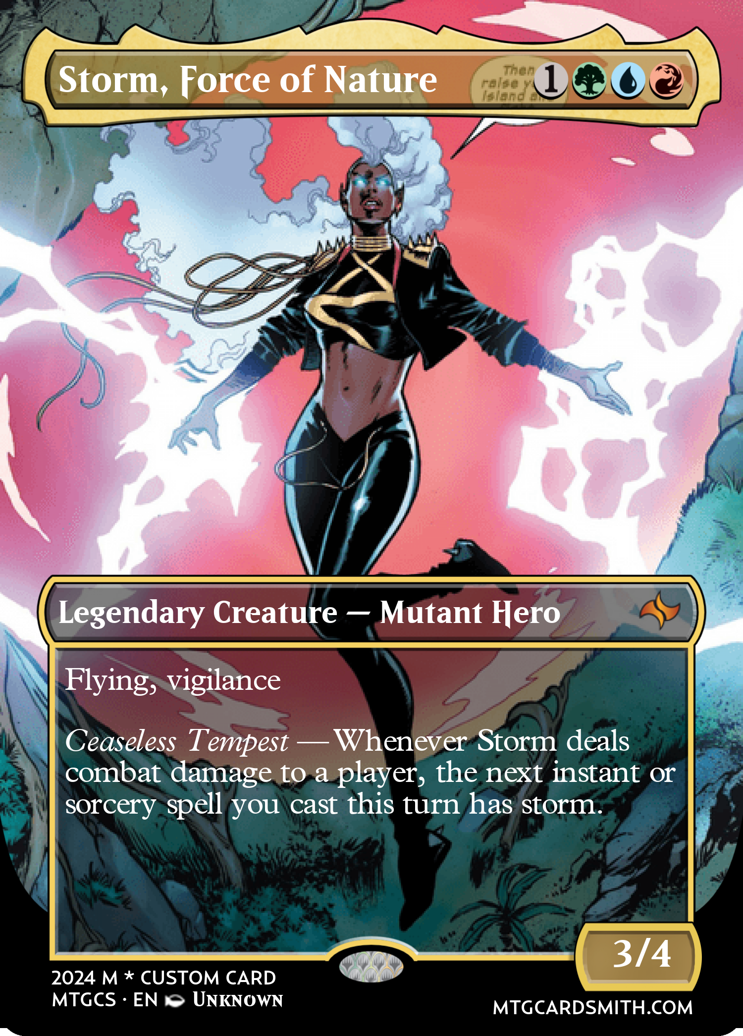Storm, Force of Nature (Marvel) (Secret Lair) (Borderless