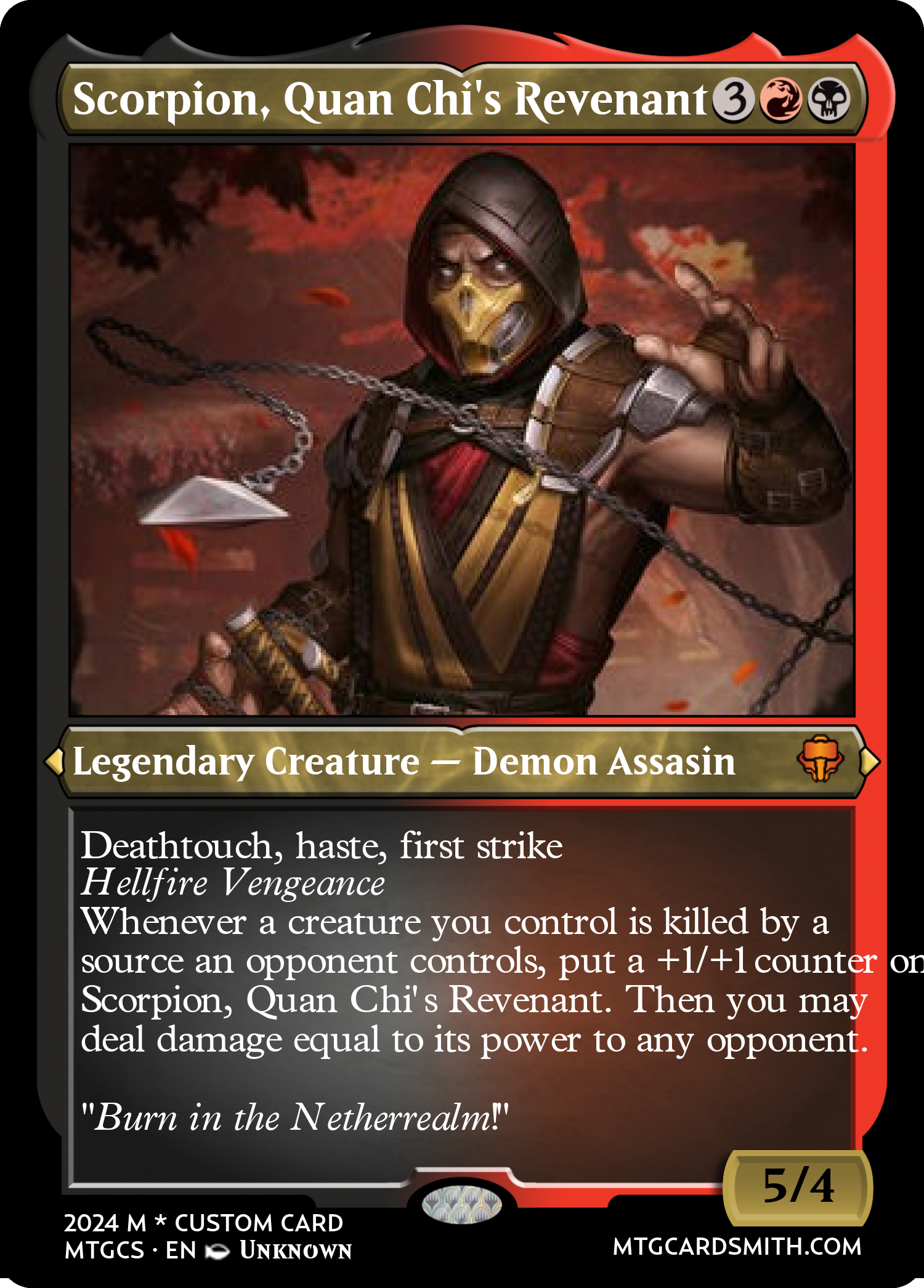 Scorpion, Quan Chi's Revenant