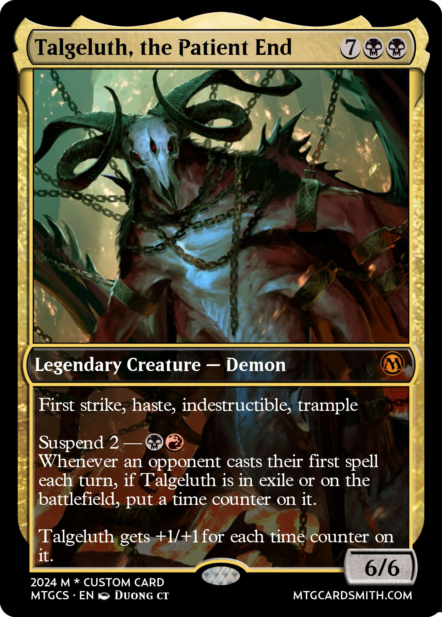 Talgeluth, the Patient End