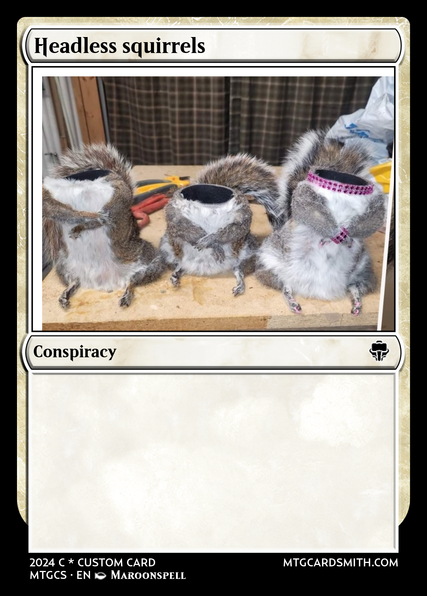 Headless squirrels