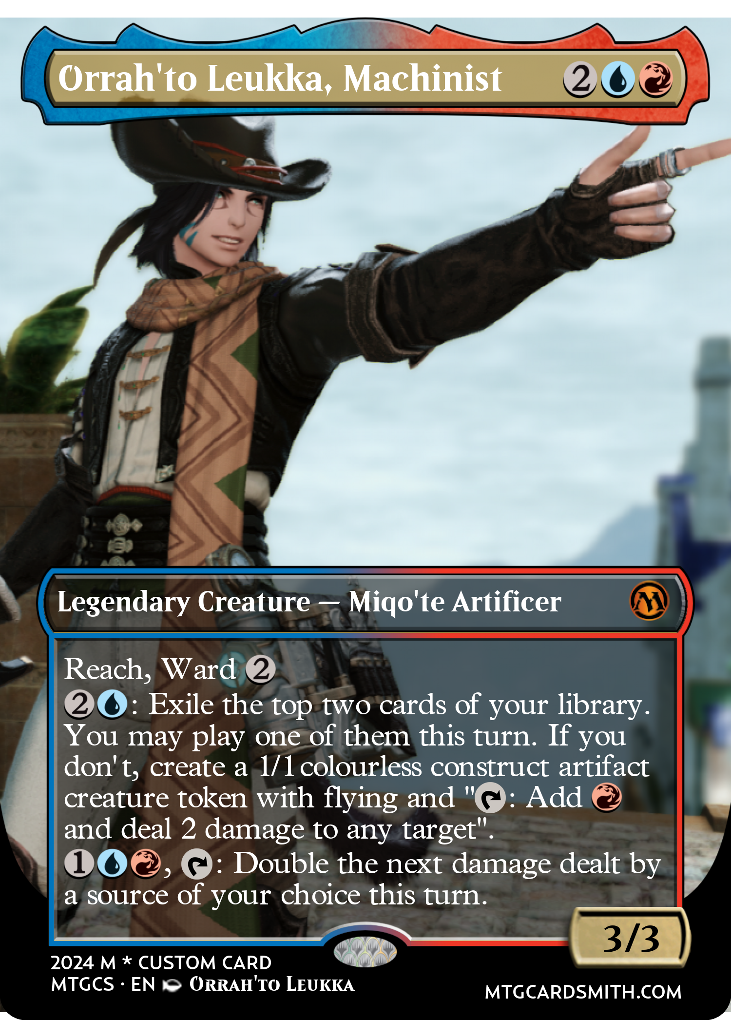 Orrah'to Leukka, Machinist