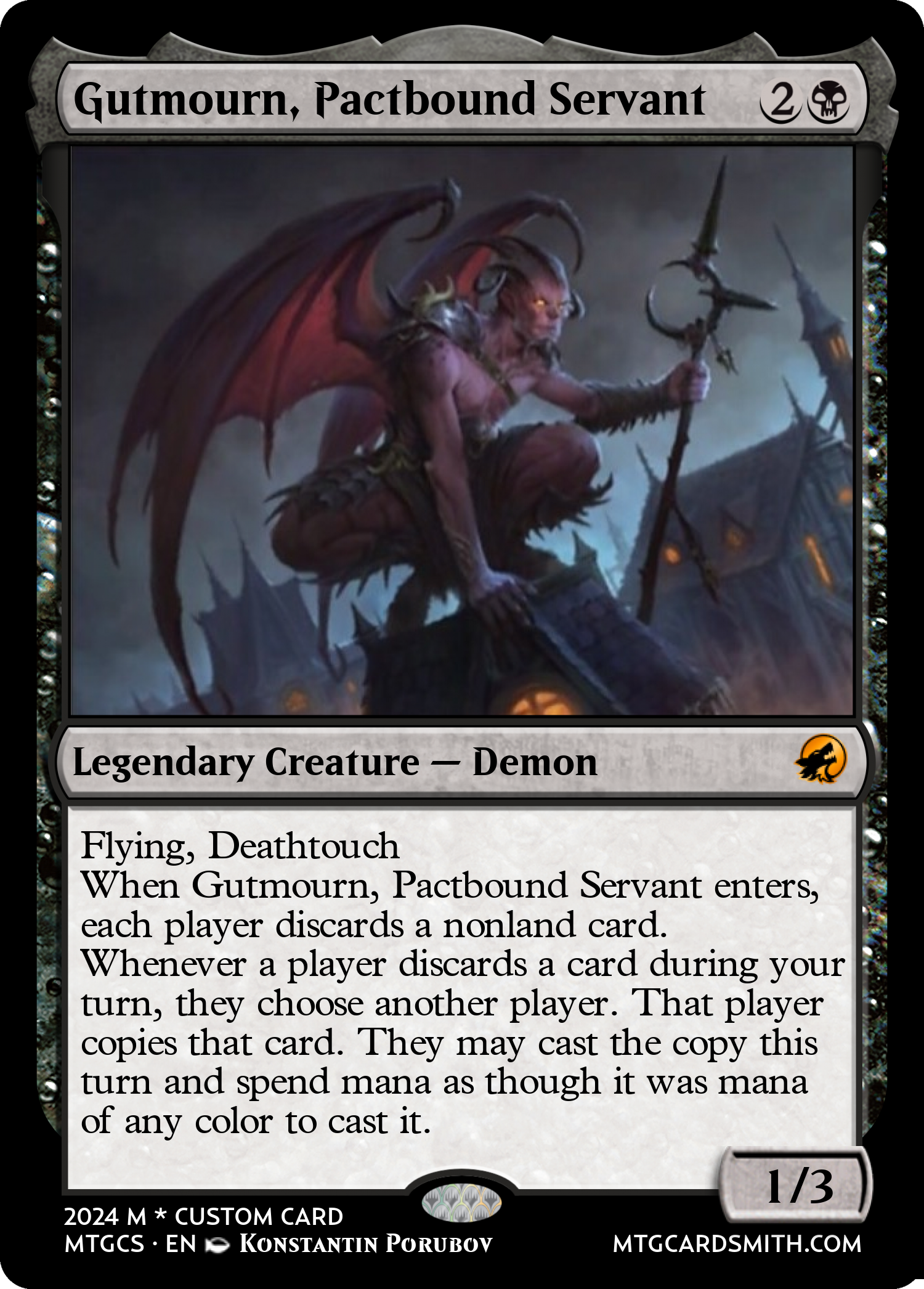 Gutmourn, Pactbound Servant