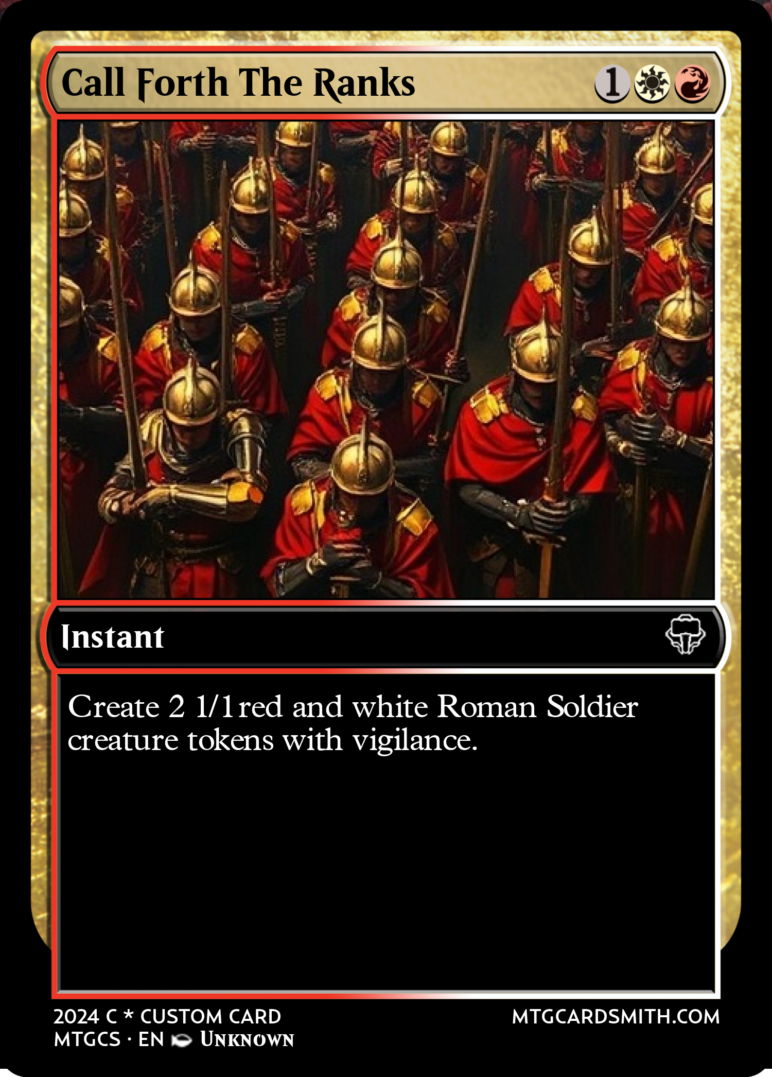 Call Forth The Ranks