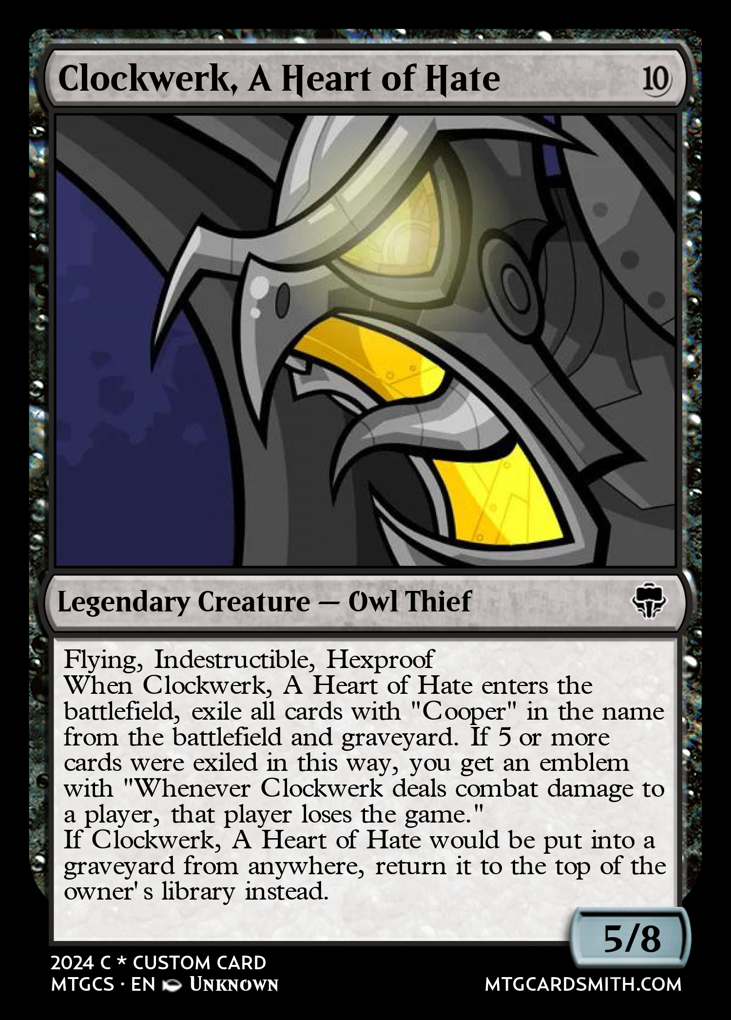 Clockwerk, A Heart of Hate