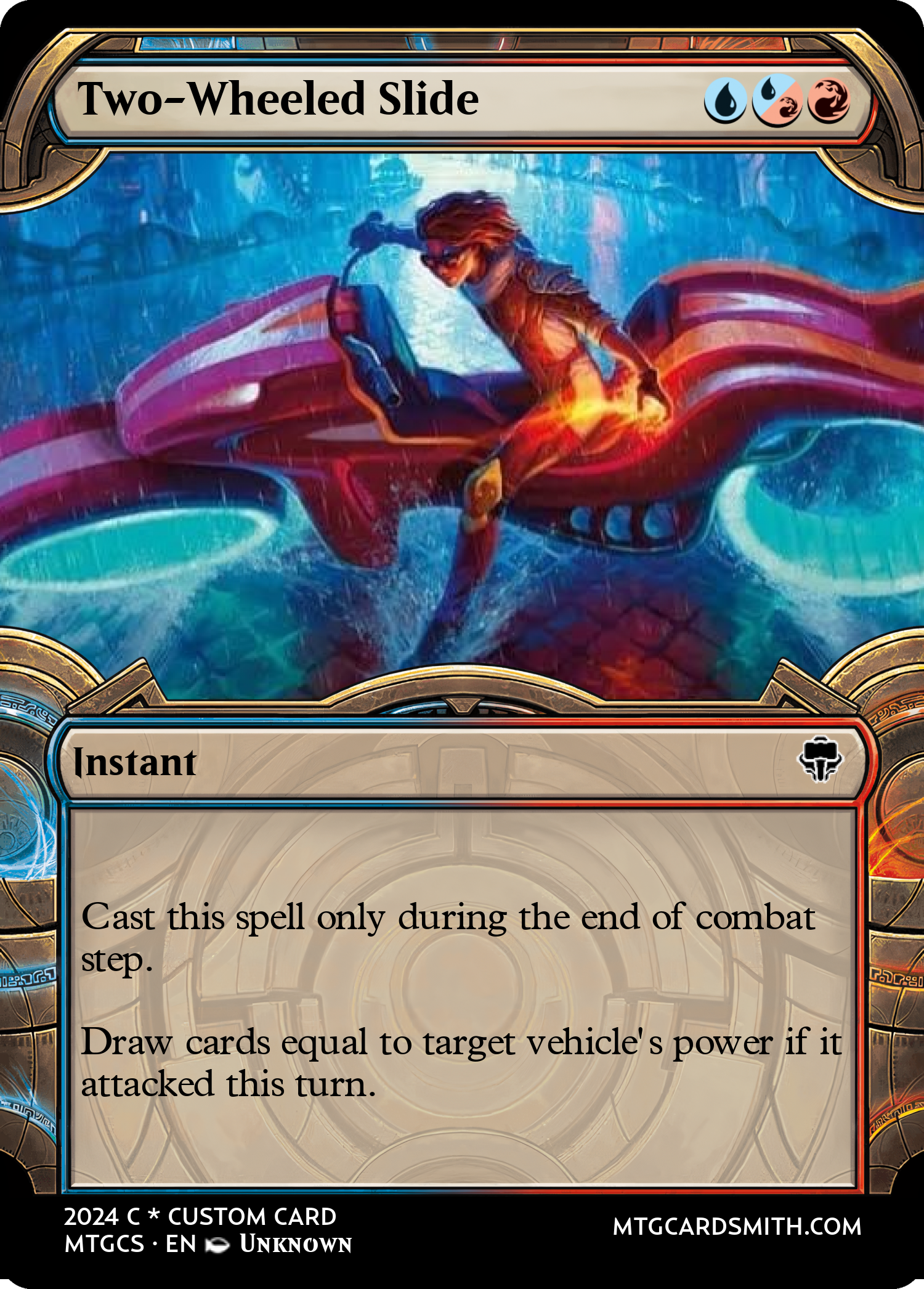 Two-Wheeled Slide