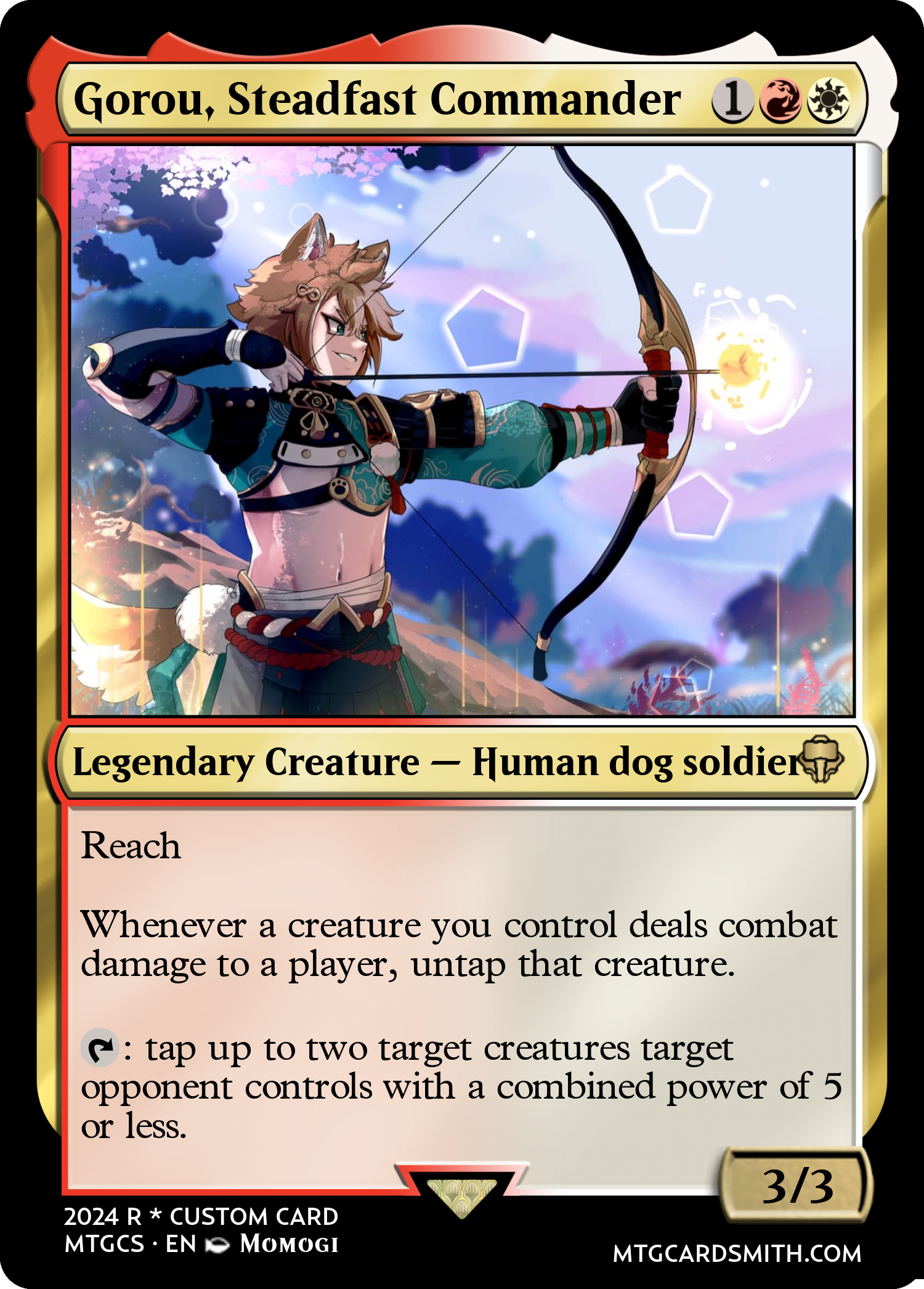 Gorou, Steadfast Commander 