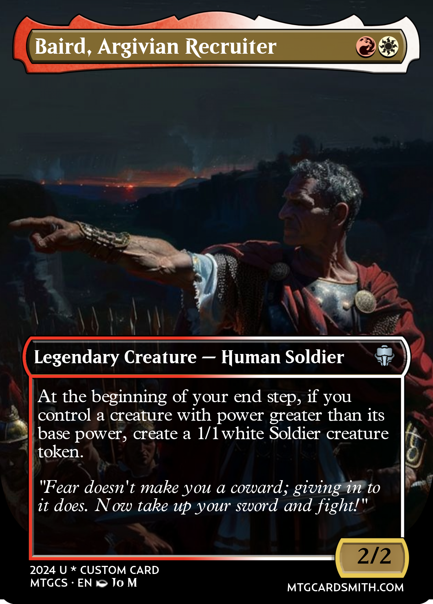 Baird, Argivian Recruiter