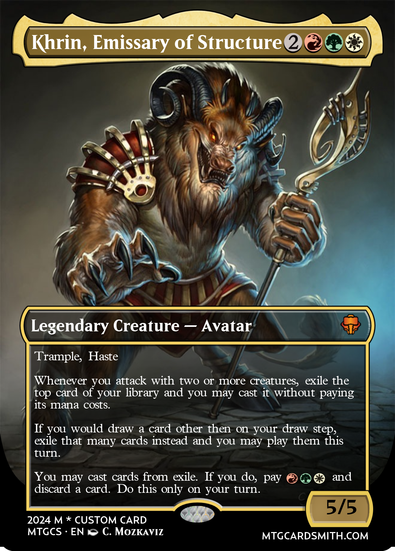 Khrin, Emissary of Structure