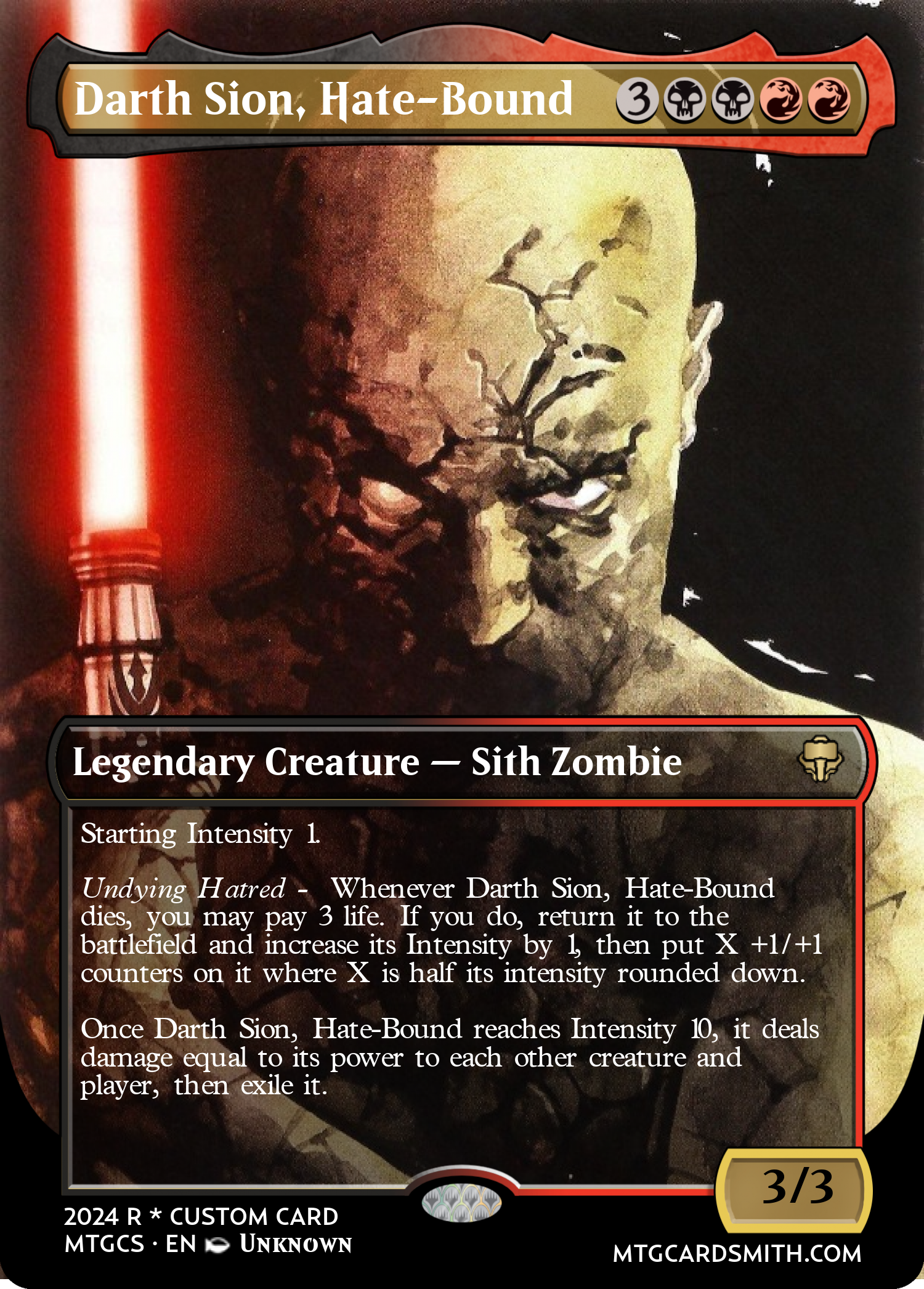 Darth Sion, Hate-Bound 