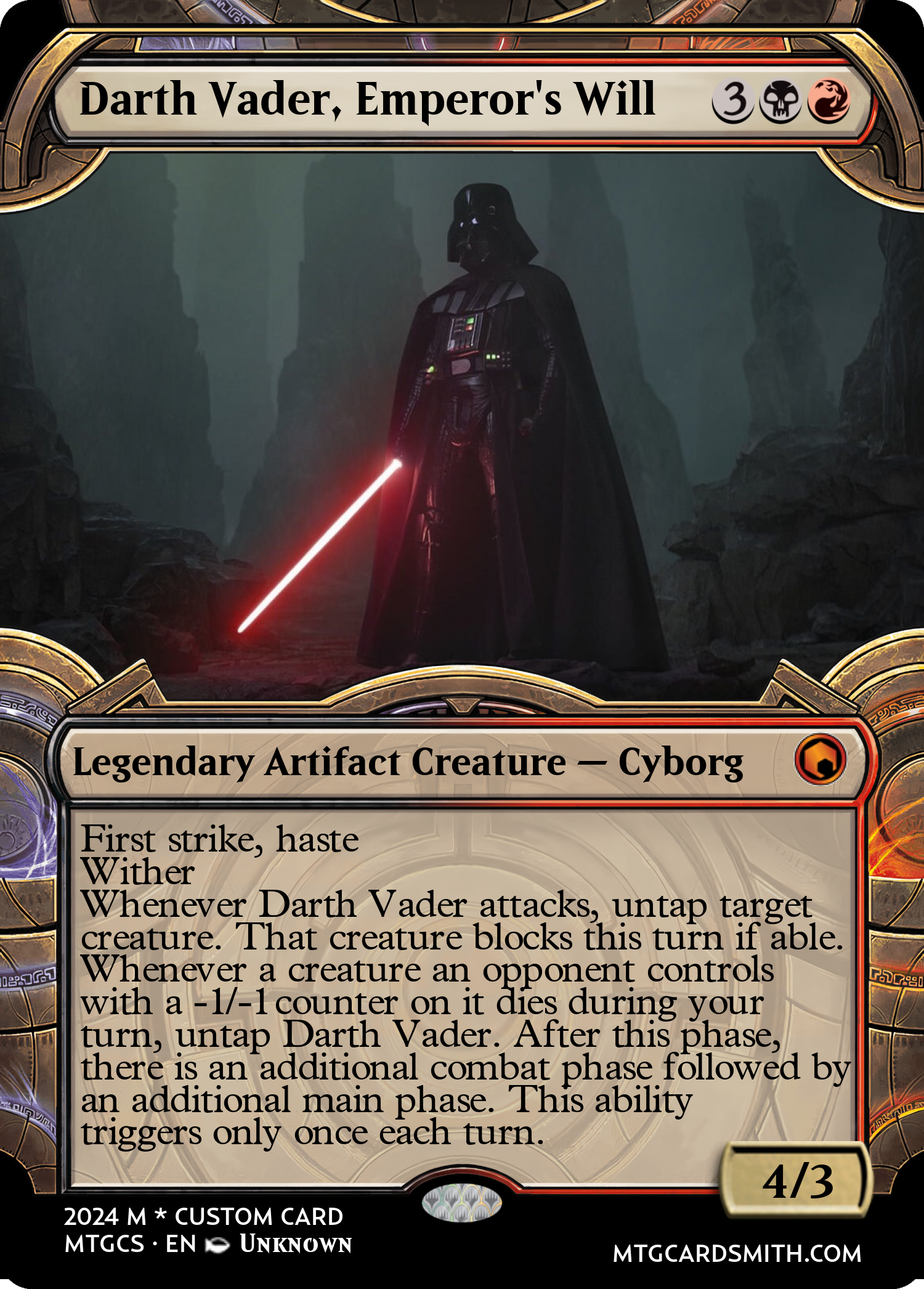 Darth Vader, Emperor's Will