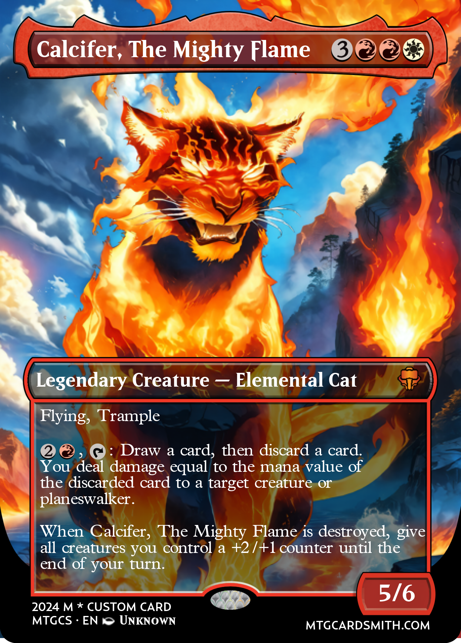 Calcifer, The Mighty Flame